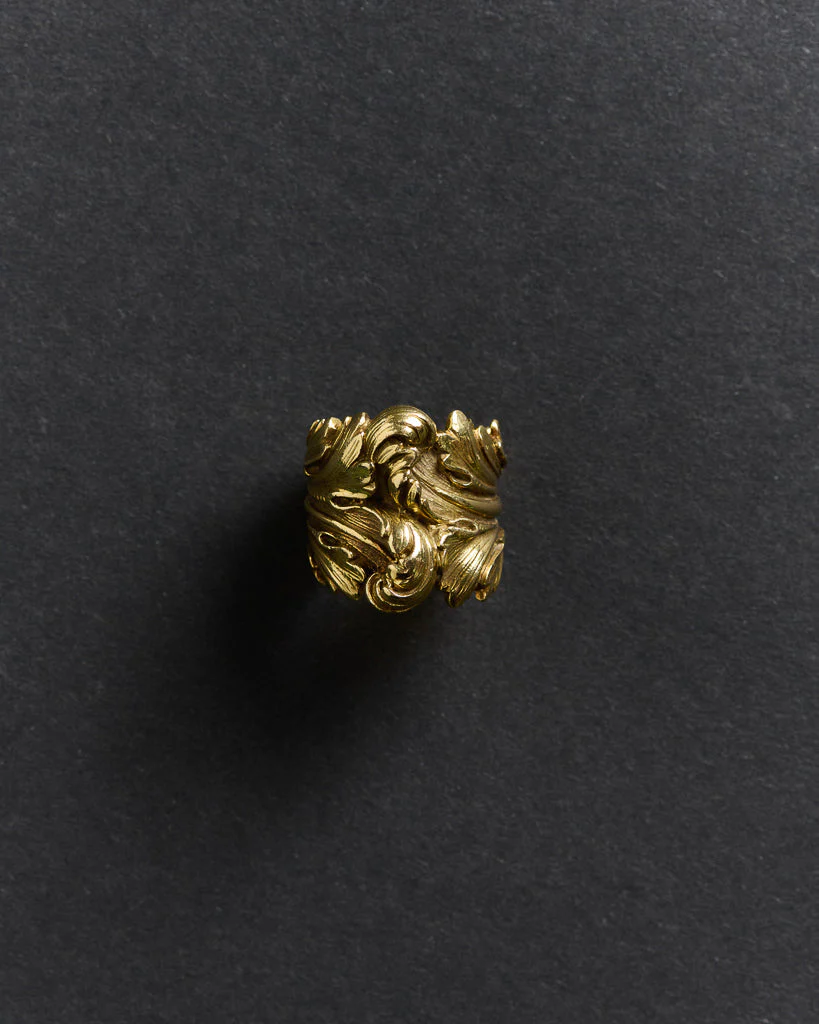 BAROQUE CASTED RING IN 18KT YELLOW GOLD - Image 3