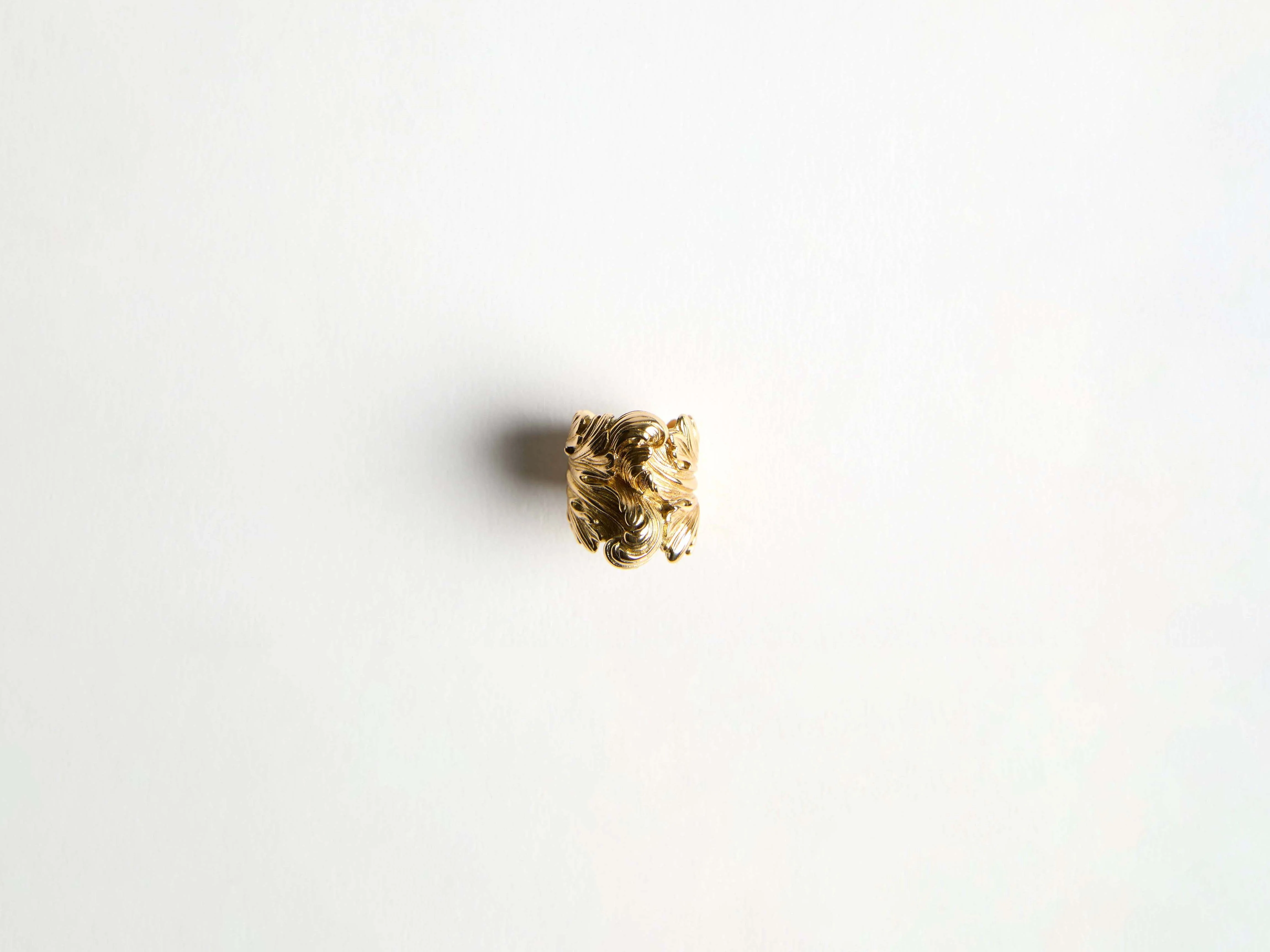 BAROQUE CASTED RING IN 18KT YELLOW GOLD - Image 4