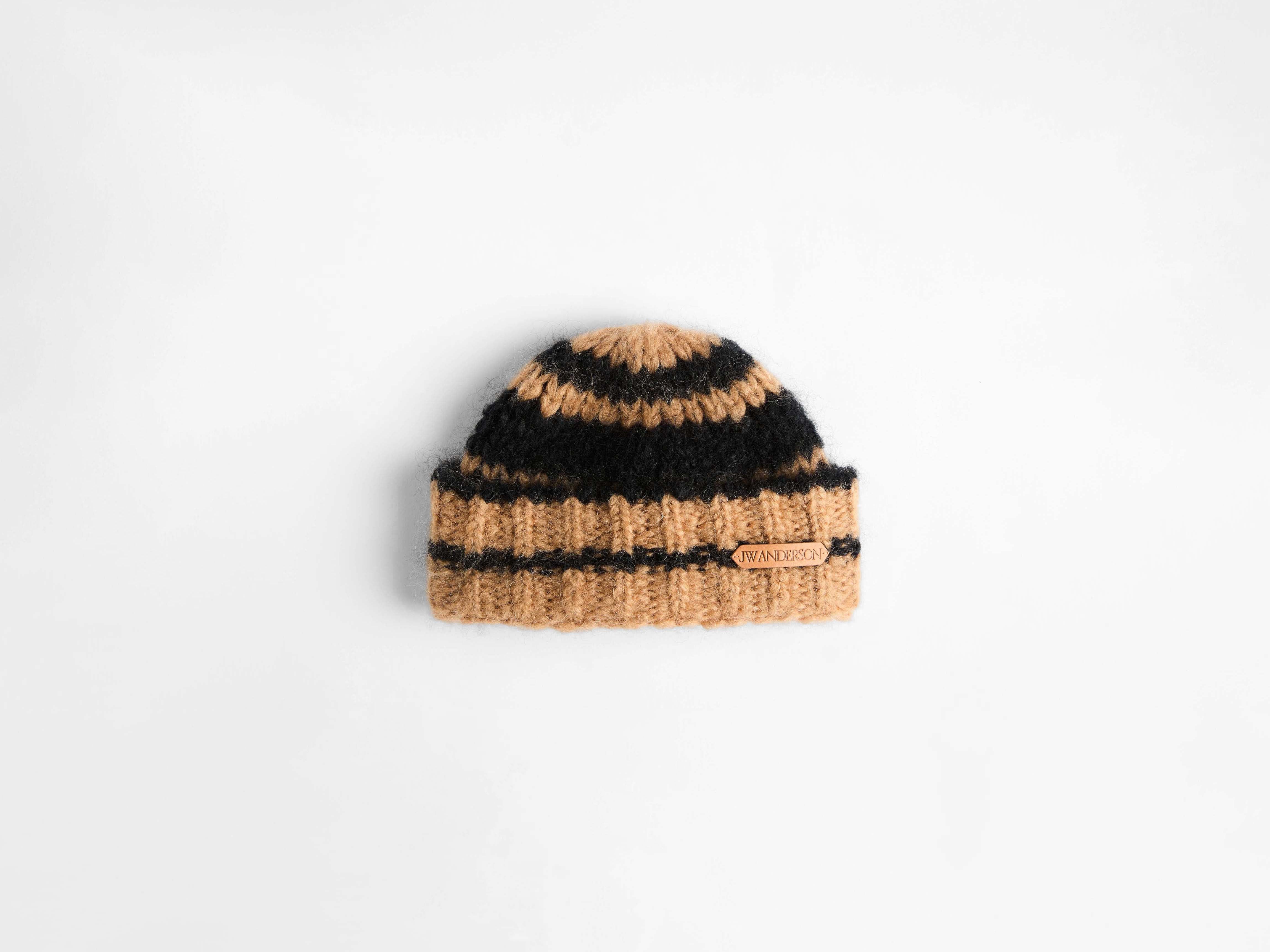 CL_STRIPE BEANIE - BLACK_KW1458YN0493 - Image 2