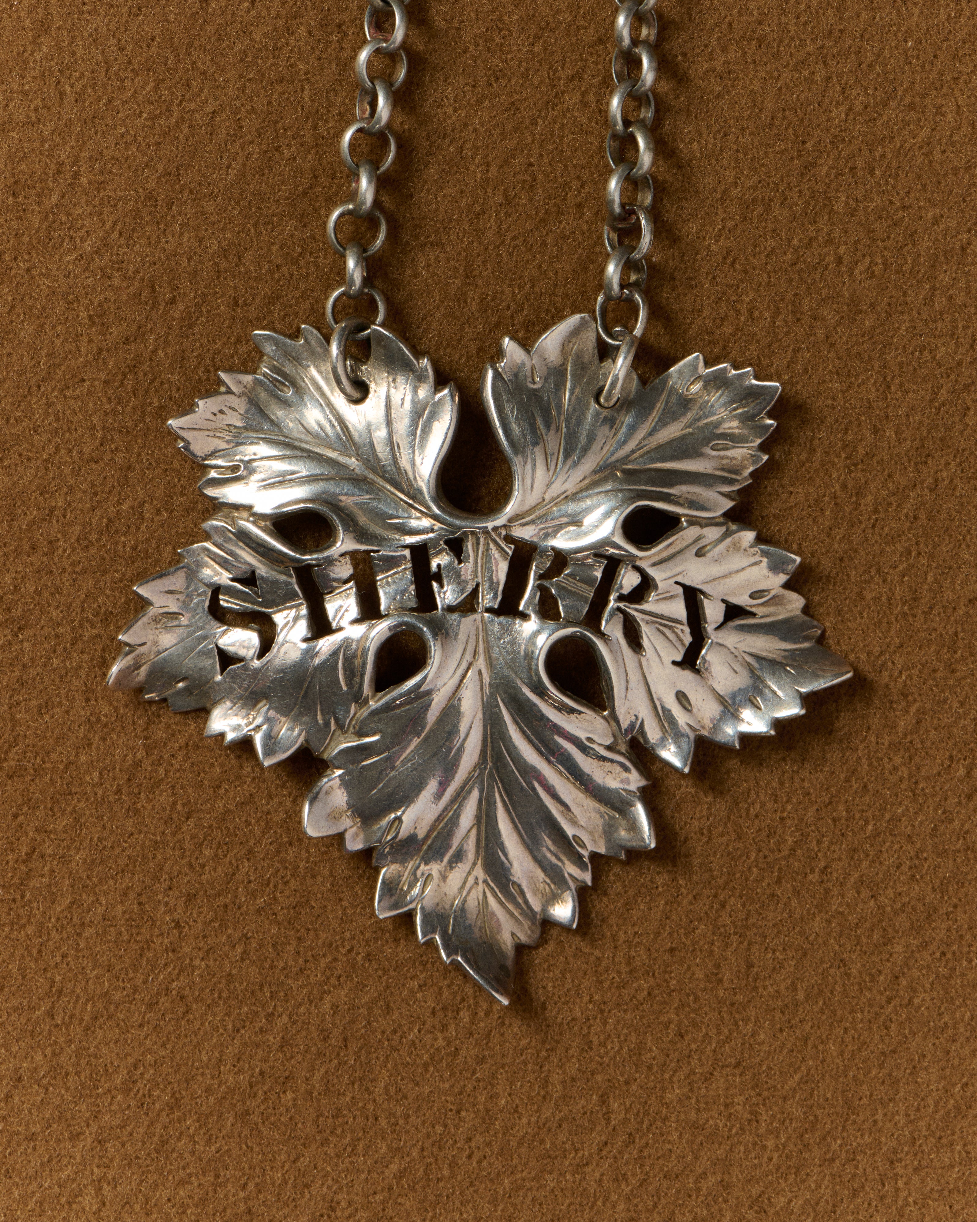 CL_WILLIAM IV SILVER WINE LABELS, SHERRY - SILVER_HW0064HW0336