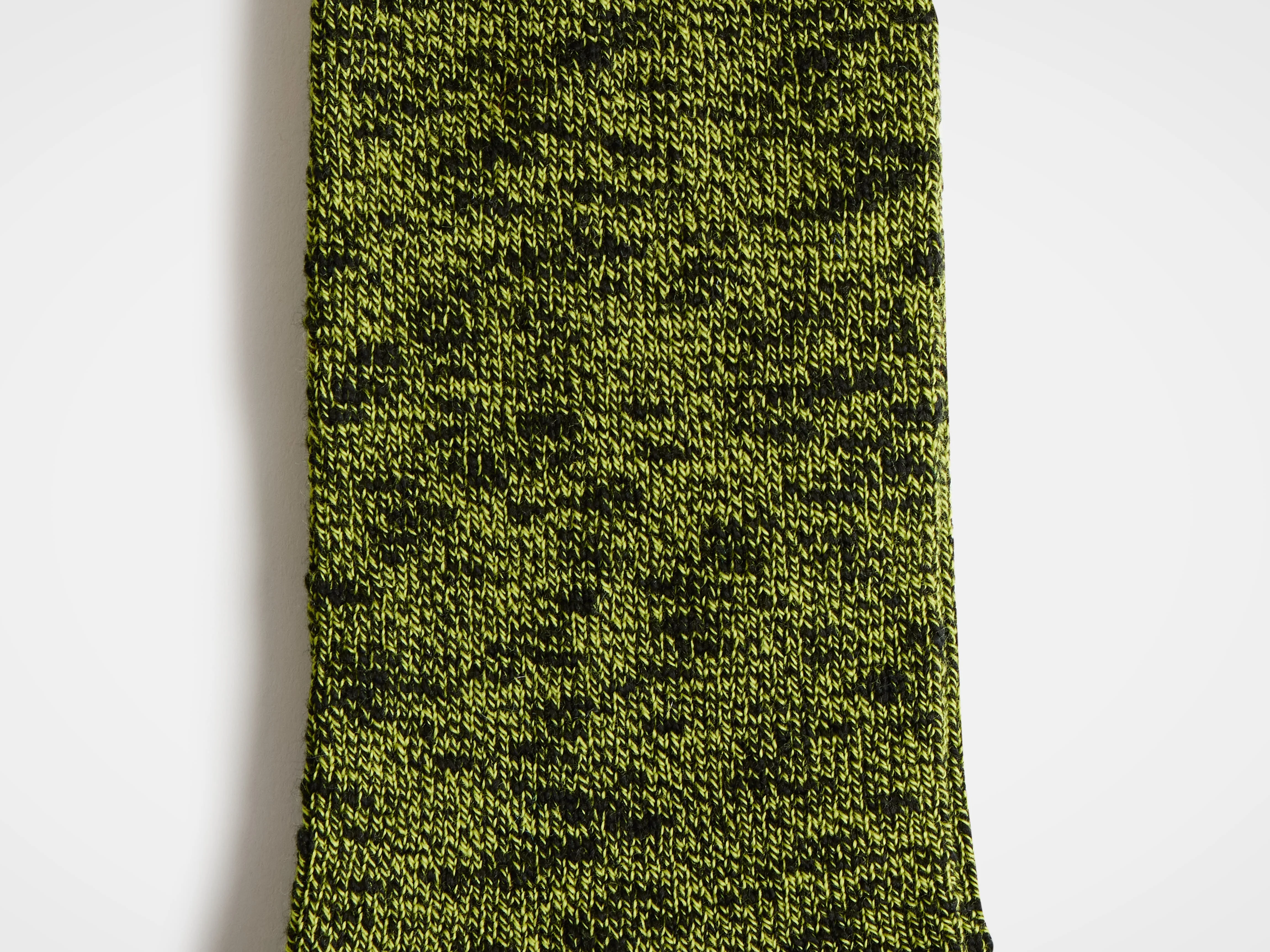 COTTON SLUB SOCK IN BLACK AND GREEN - Image 3