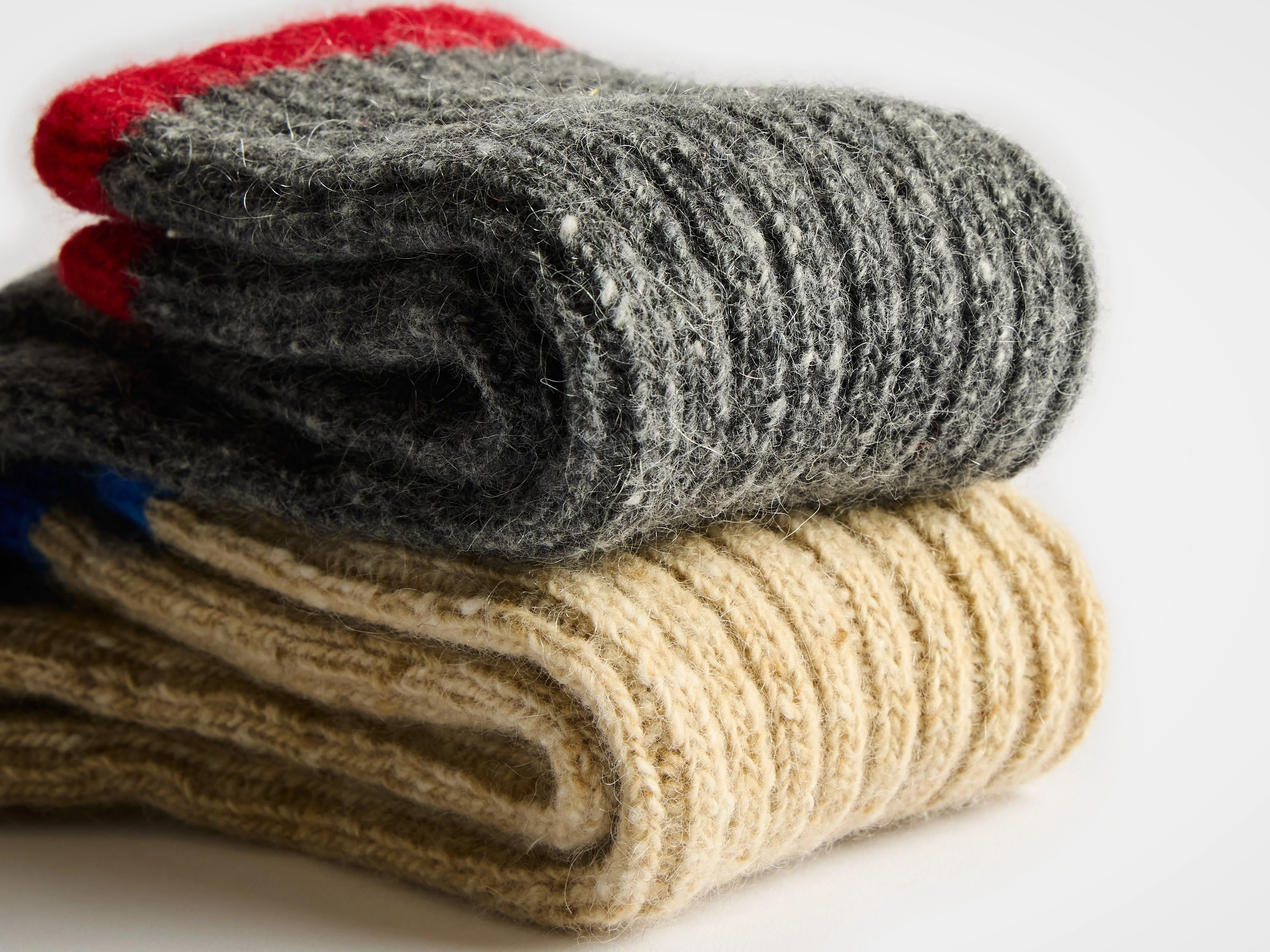 DONEGAL SOCK IN CHARCOAL MELANGE - Image 4
