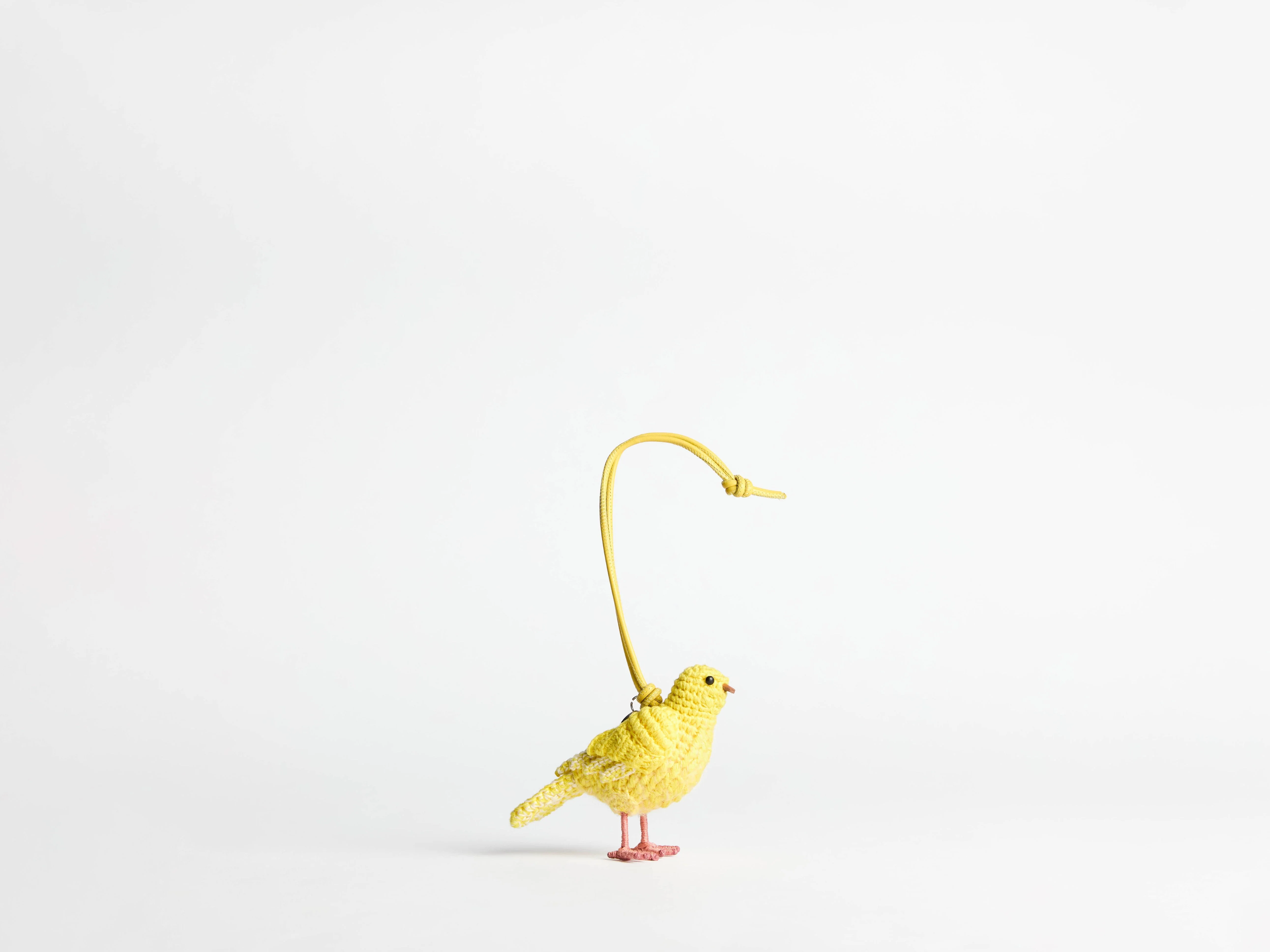 HAND-CROCHETED CANARY CHARM