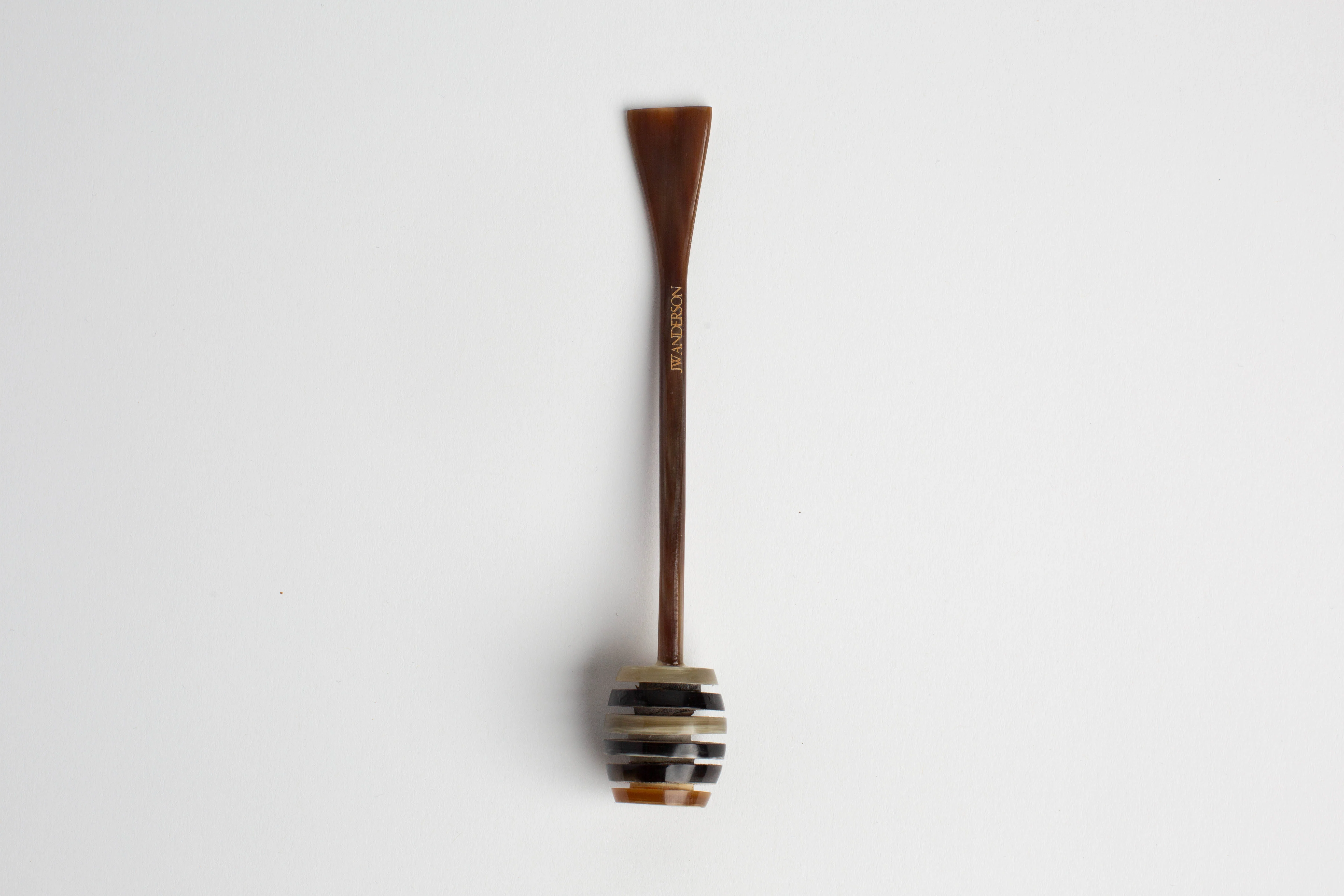 HONEY DIPPER IN NATURAL HAND CARVED HORN - Image 5