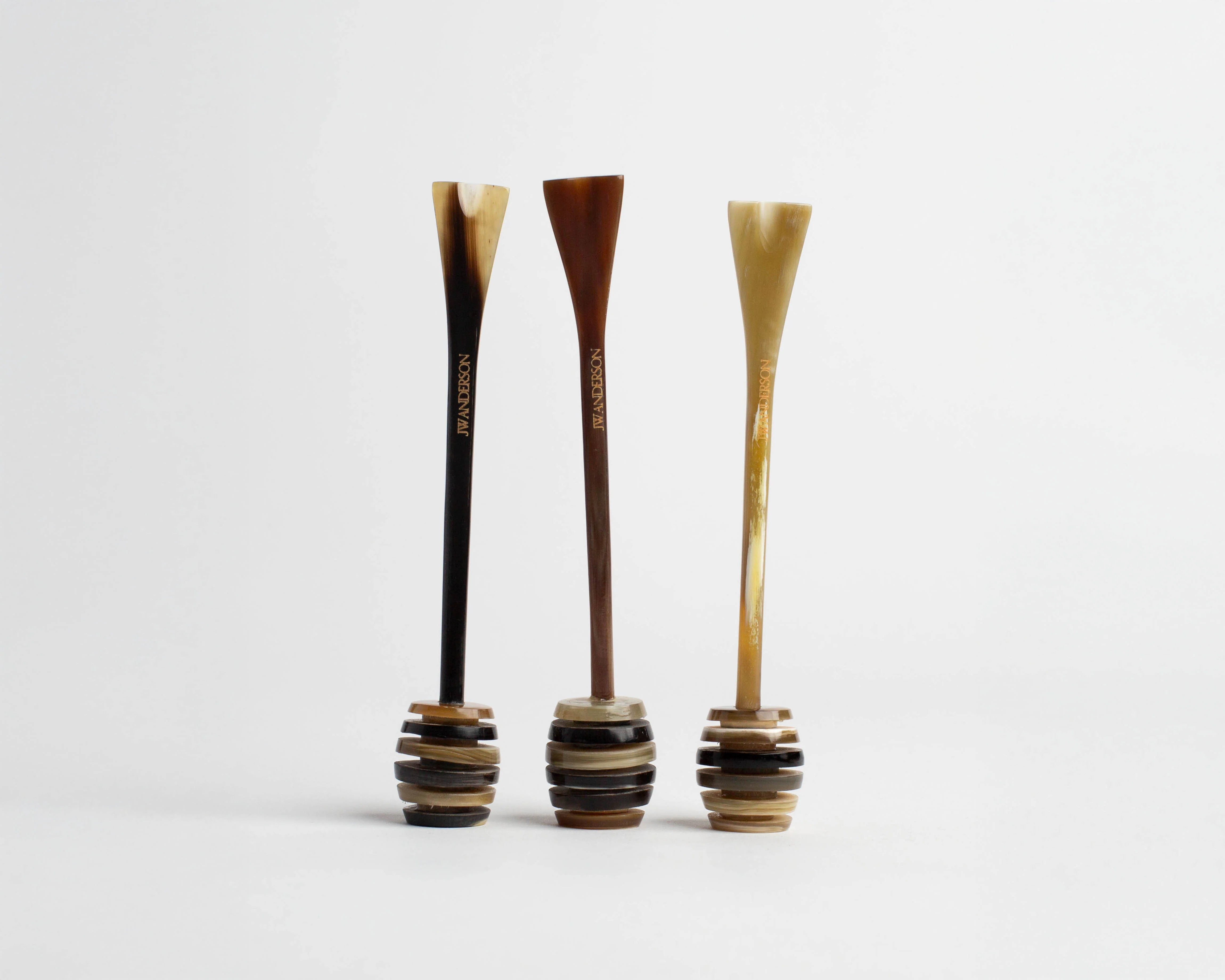 HONEY DIPPER IN NATURAL HAND CARVED HORN - Image 6