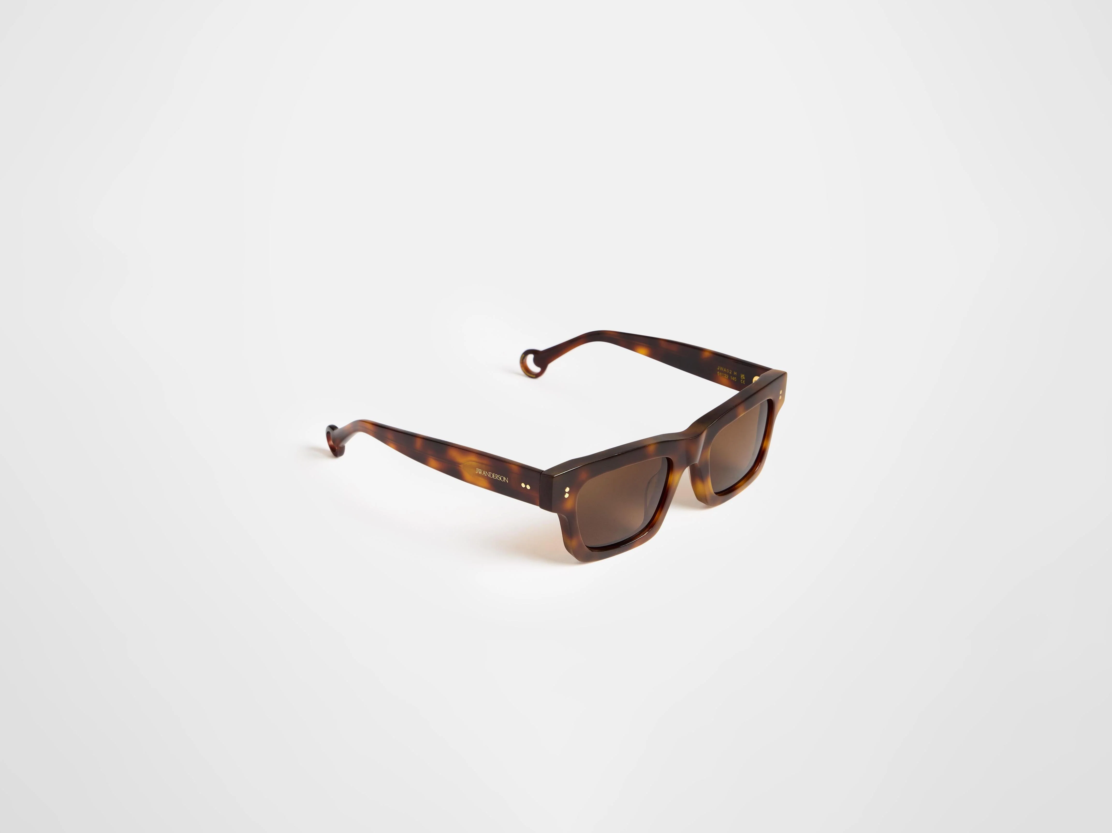 JWA02 RECTANGULAR SUNGLASSES IN HAVANA - Image 2
