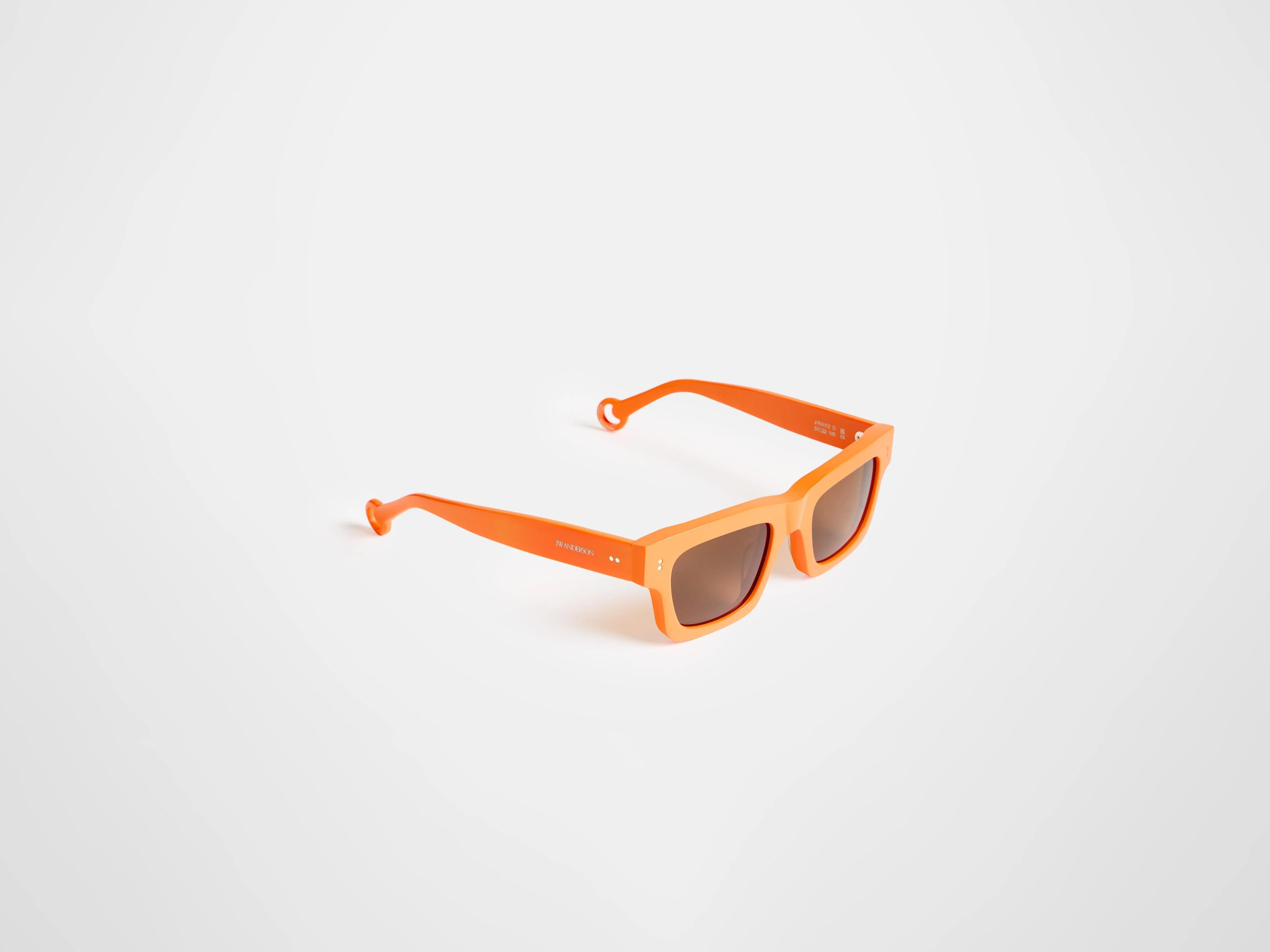JWA02 RECTANGULAR SUNGLASSES IN ORANGE - Image 3