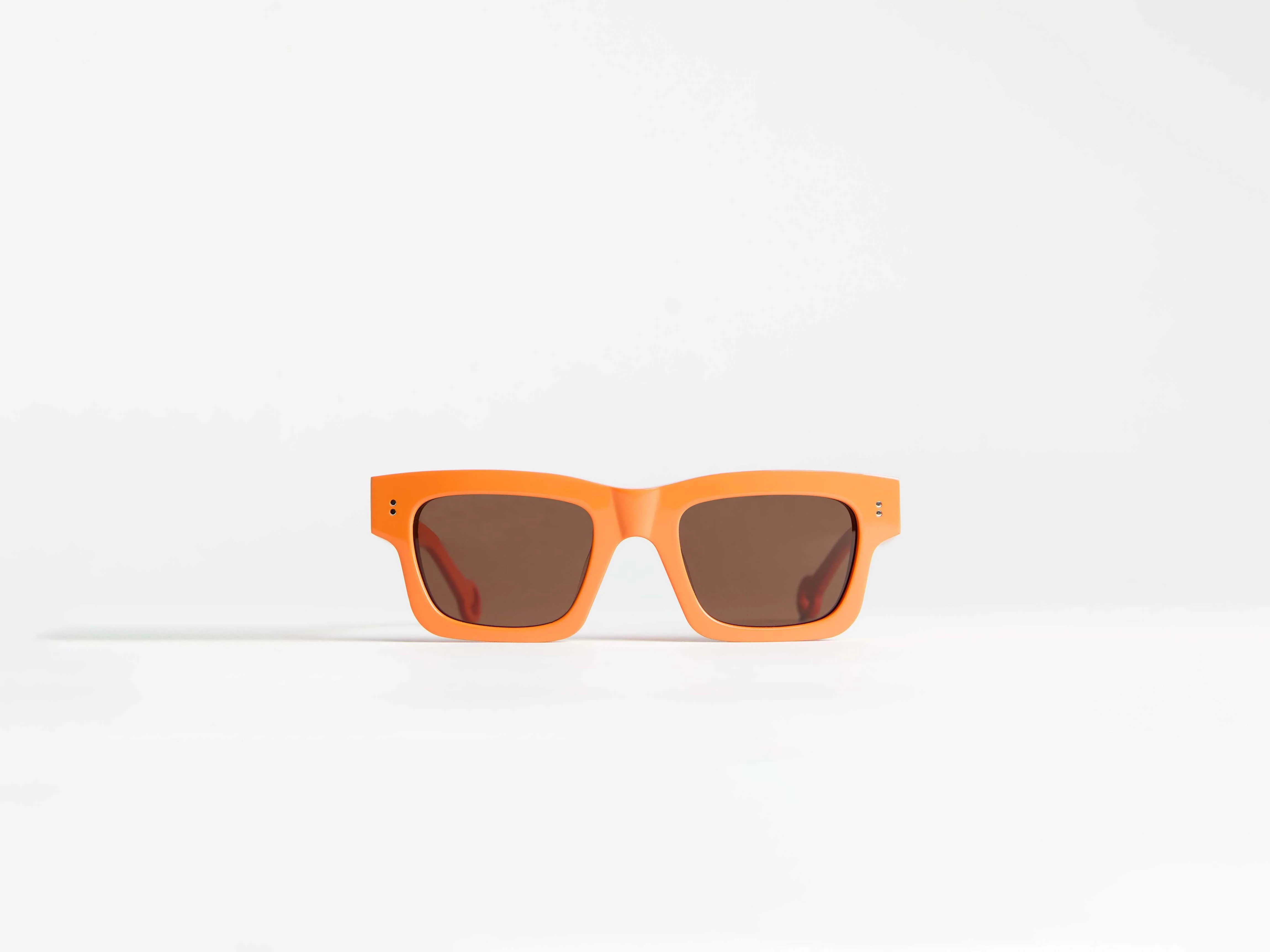 JWA02 RECTANGULAR SUNGLASSES IN ORANGE - Image 5