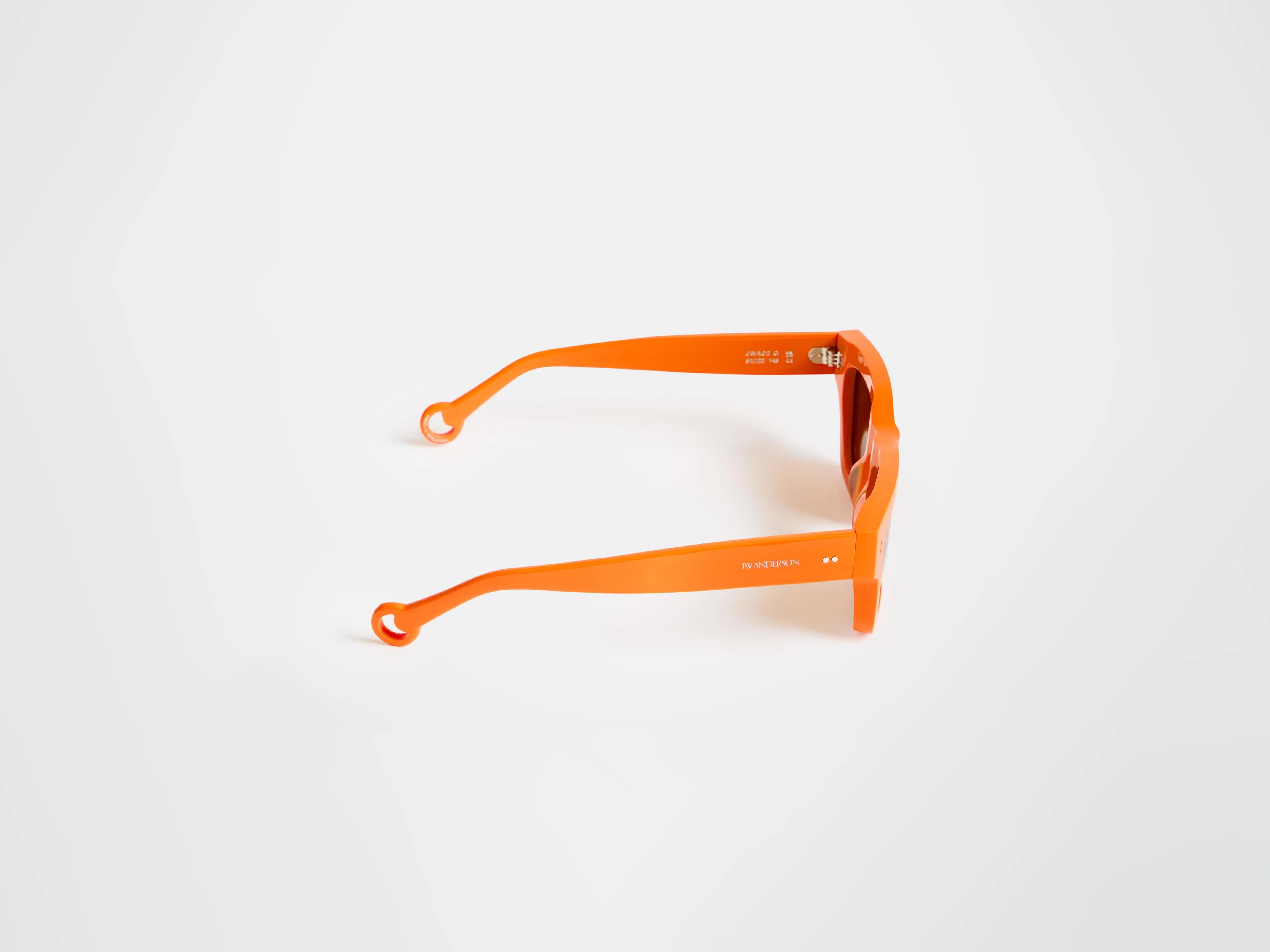 JWA02 RECTANGULAR SUNGLASSES IN ORANGE - Image 6