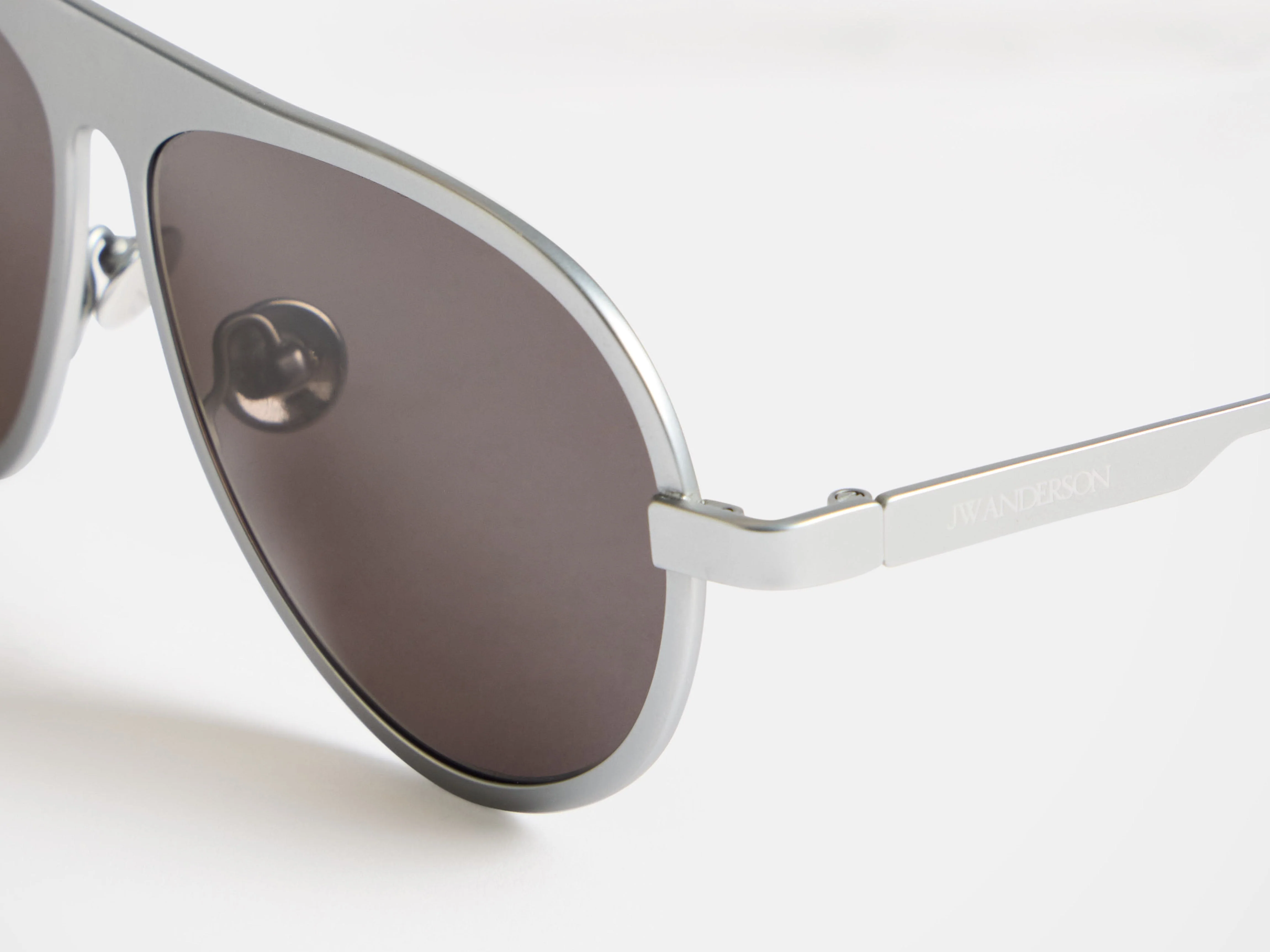 JWA05 AVIATOR SUNGLASSES IN SILVER - Image 3