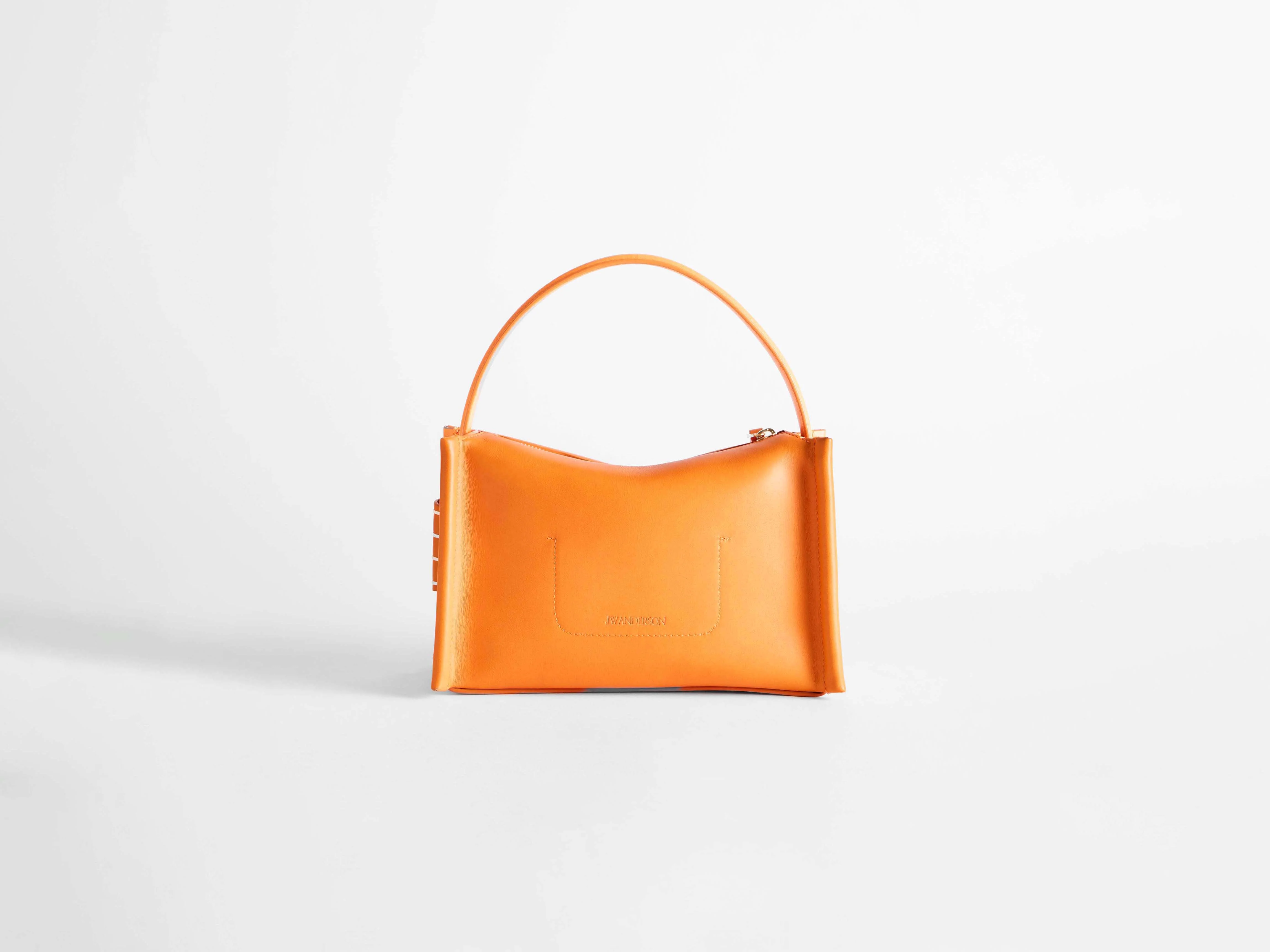 LOAFER BAG IN BRIGHT ORANGE LEATHER - Image 7