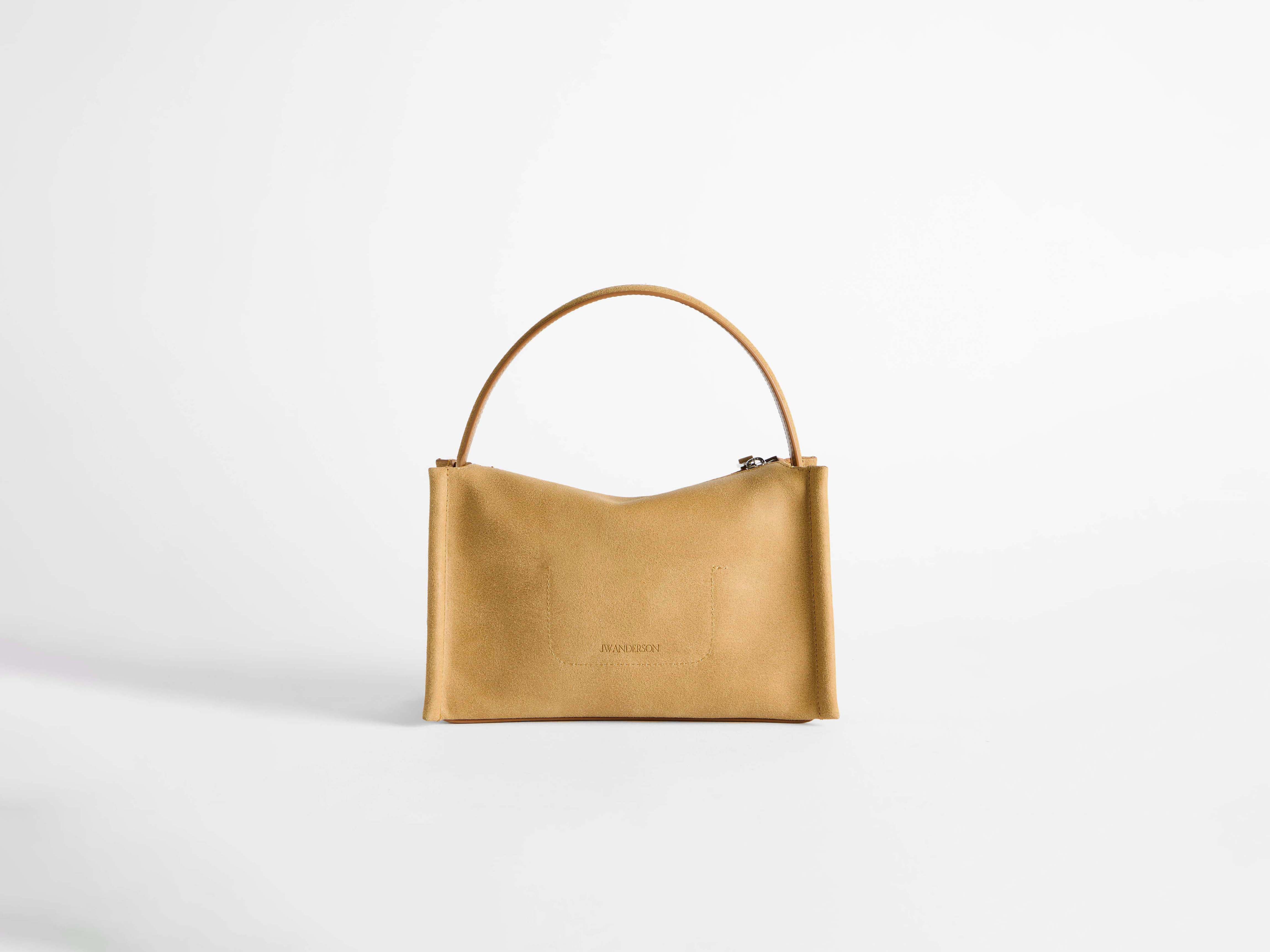 LOAFER BAG IN GOLD IN WAXED SUEDE - Image 6