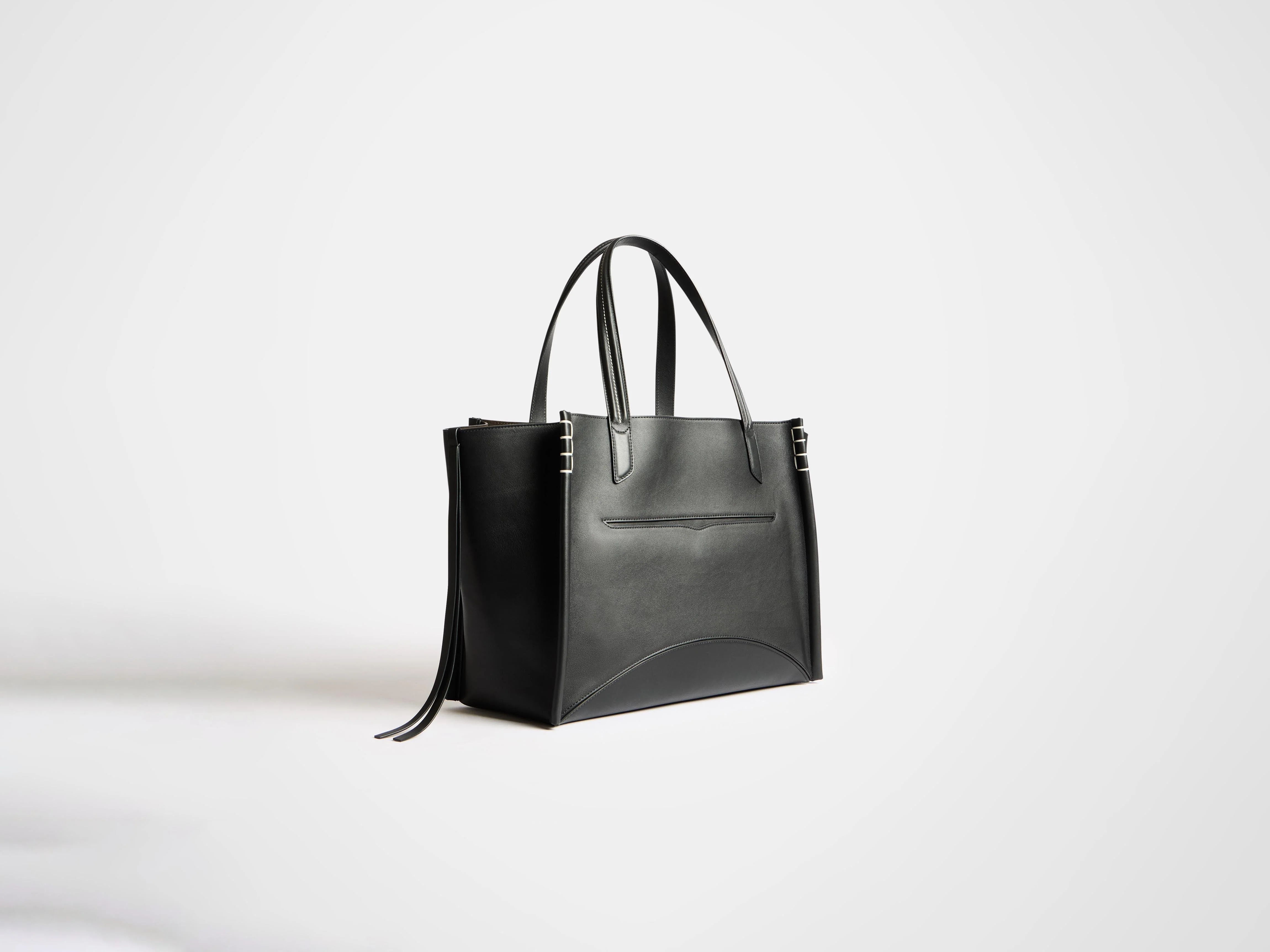LOAFER CABAS BAG IN BLACK LEATHER - Image 2