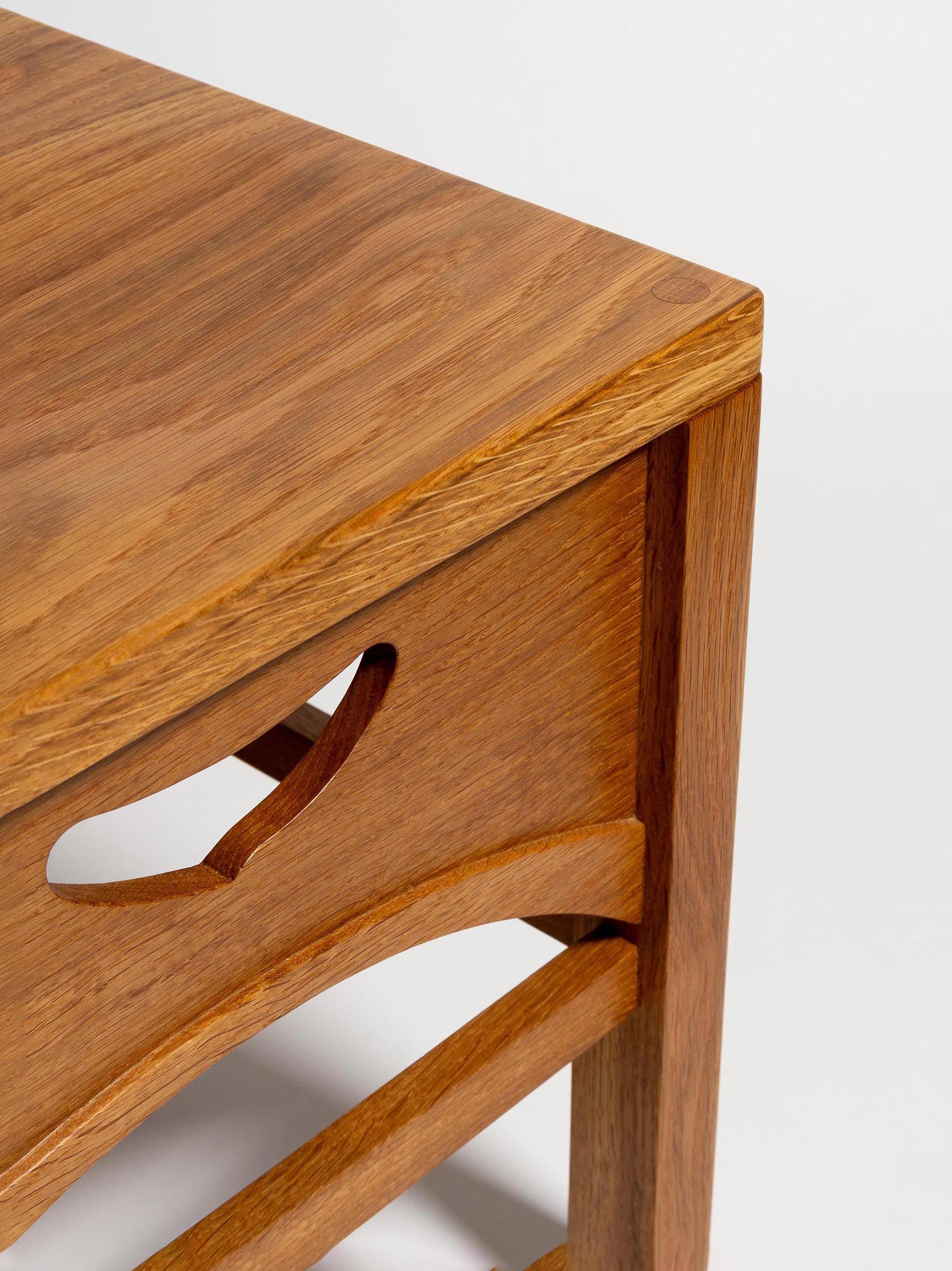 MACKINTOSH STOOL IN OILED OAK - Image 3