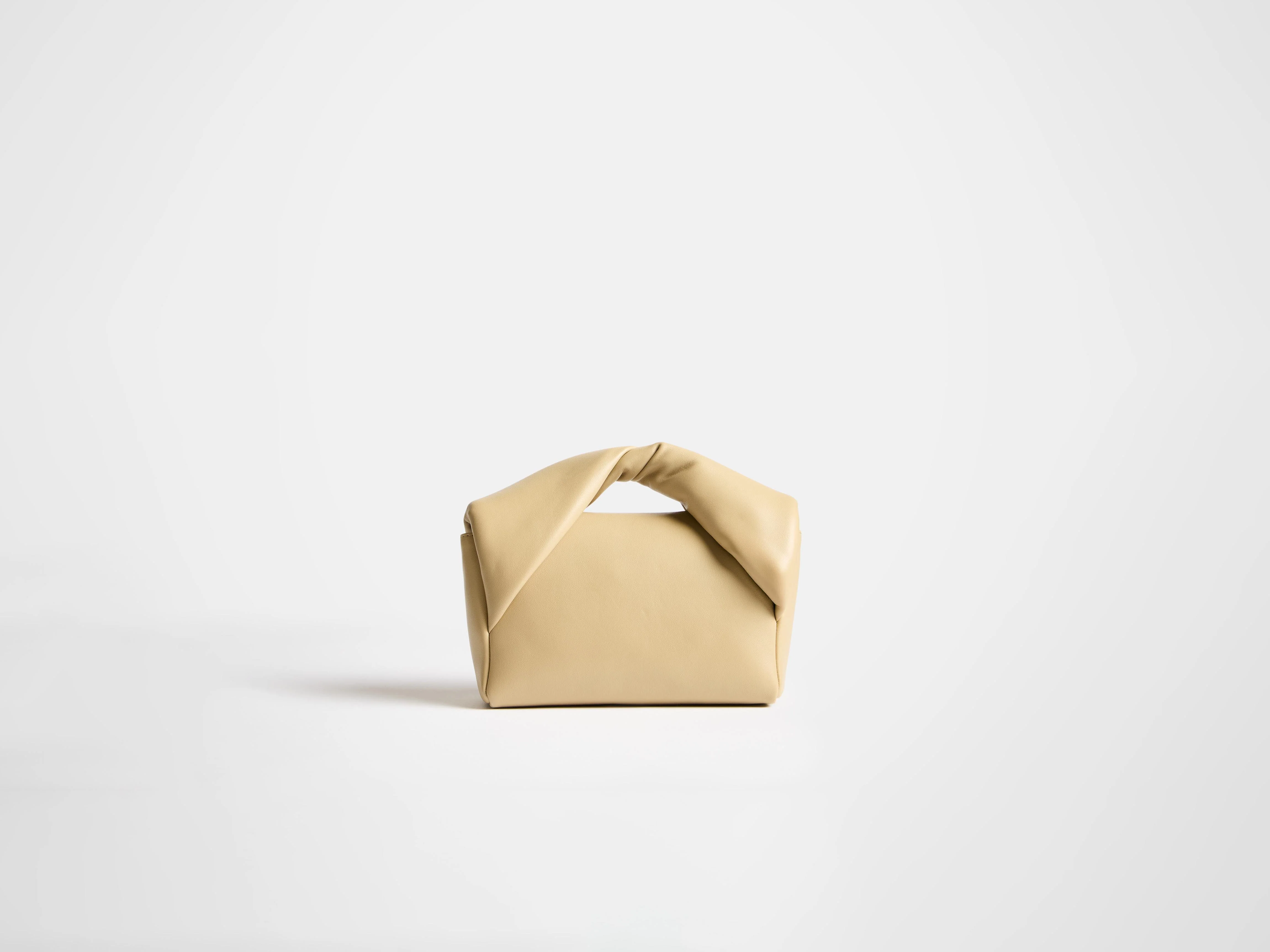 MEDIUM TWISTER BAG IN TAUPE LEATHER - Image 3