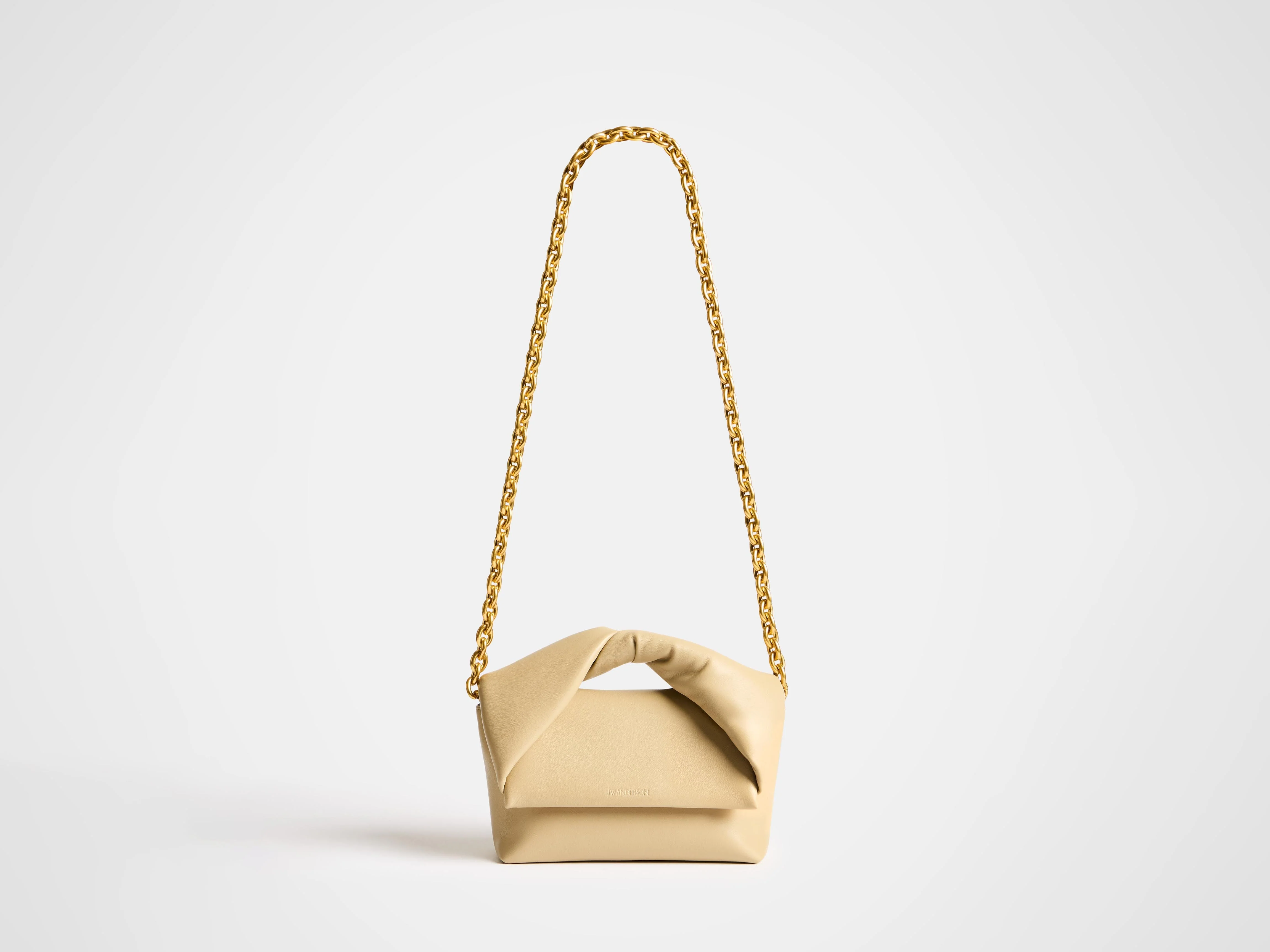 MEDIUM TWISTER BAG IN TAUPE LEATHER - Image 5