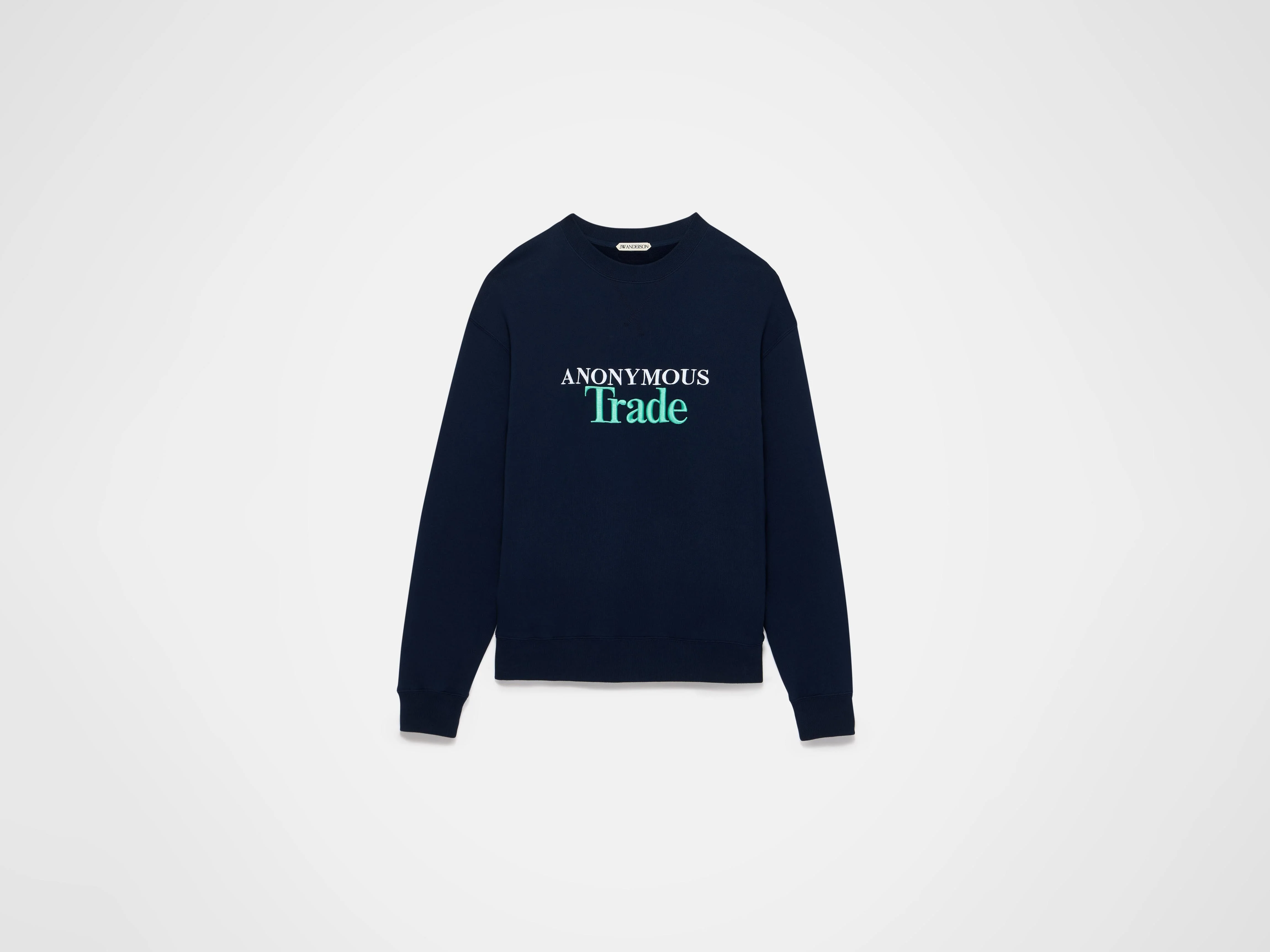 MENS 'ANONYMOUS TRADE' SWEATSHIRT IN NAVY - Image 8
