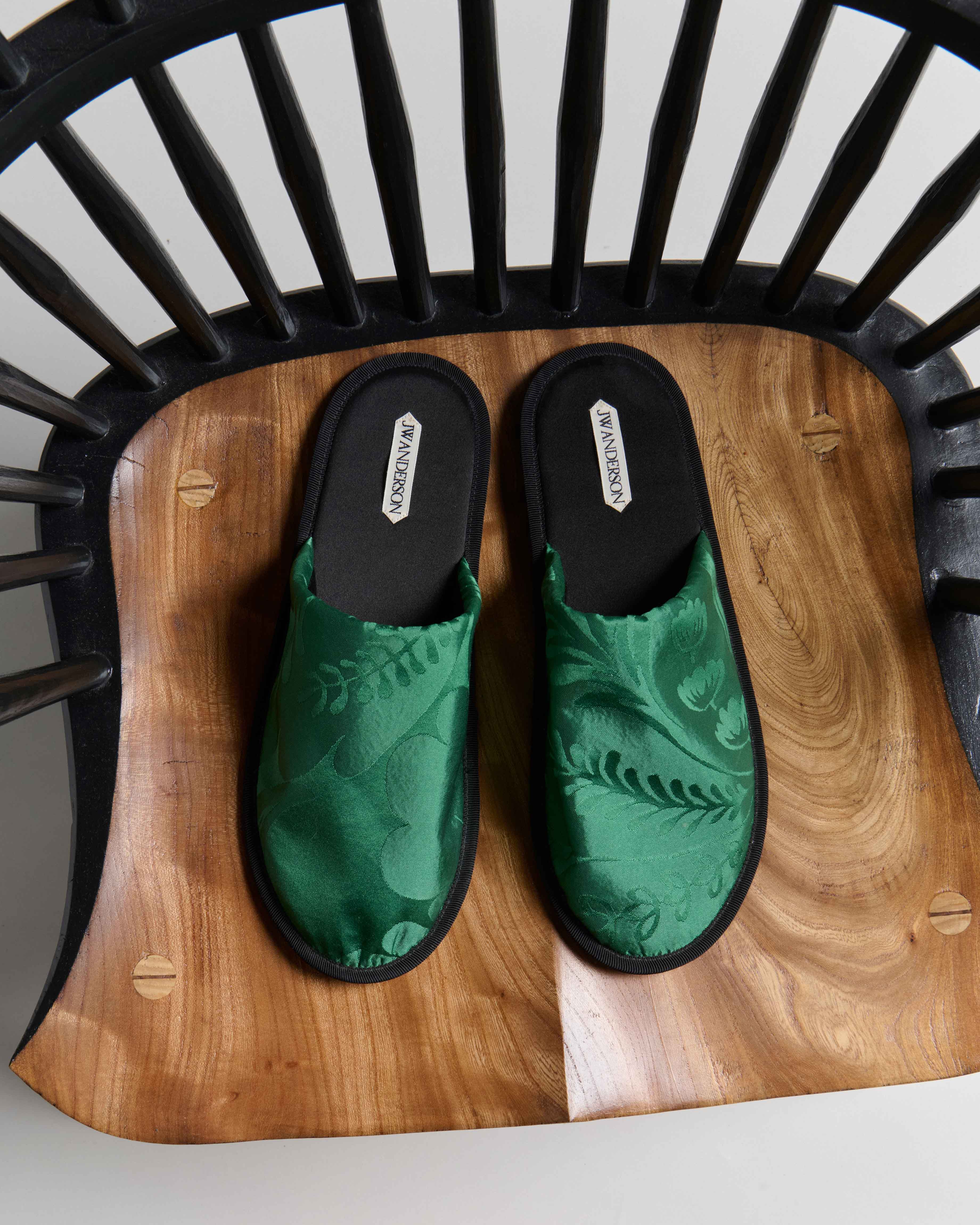 MENS CLOSE TOE SLIDES IN EMERALD - Image 6