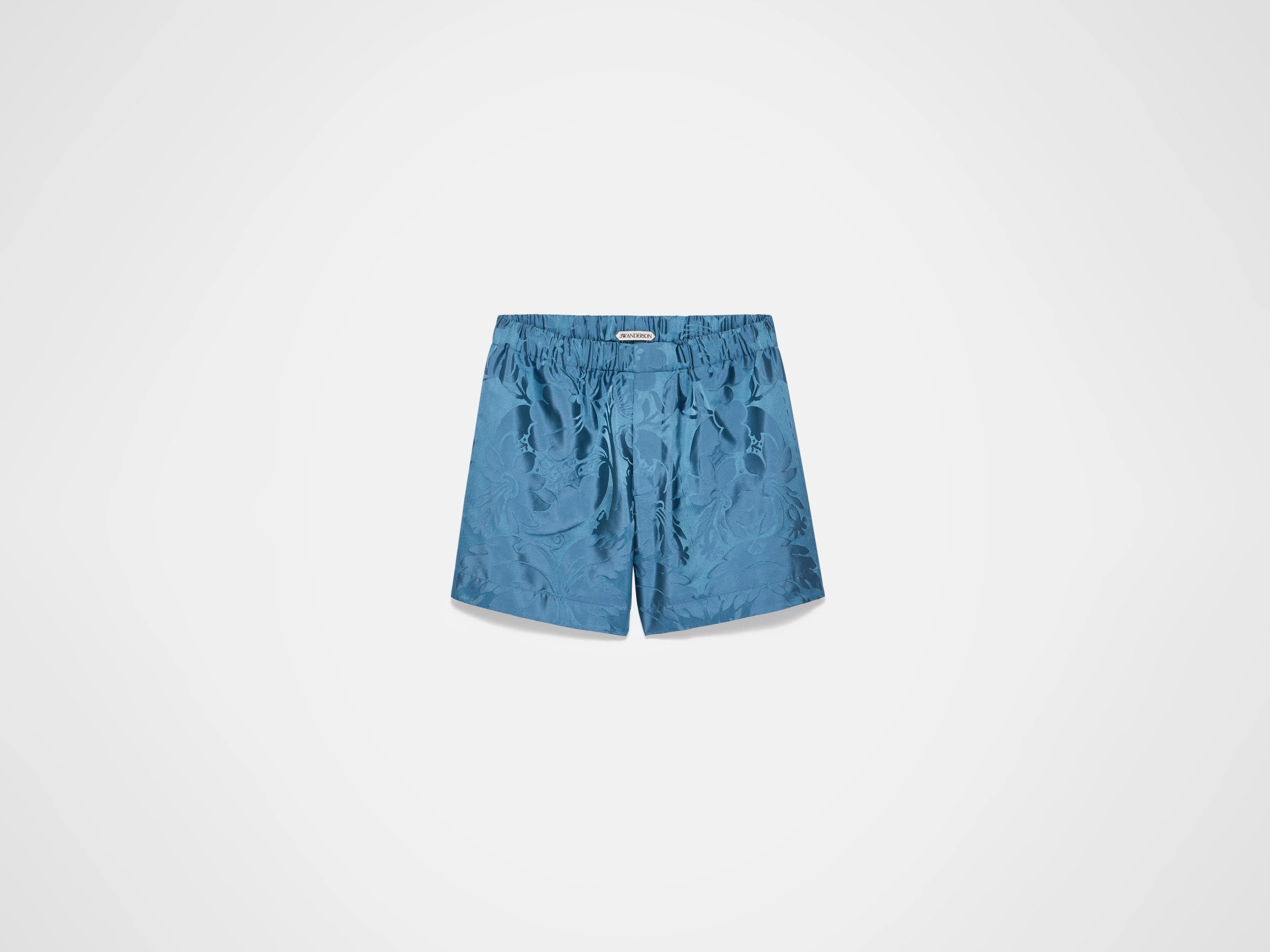 MENS DAMASK WOVEN SHORTS IN AIRFORCE BLUE - Image 7