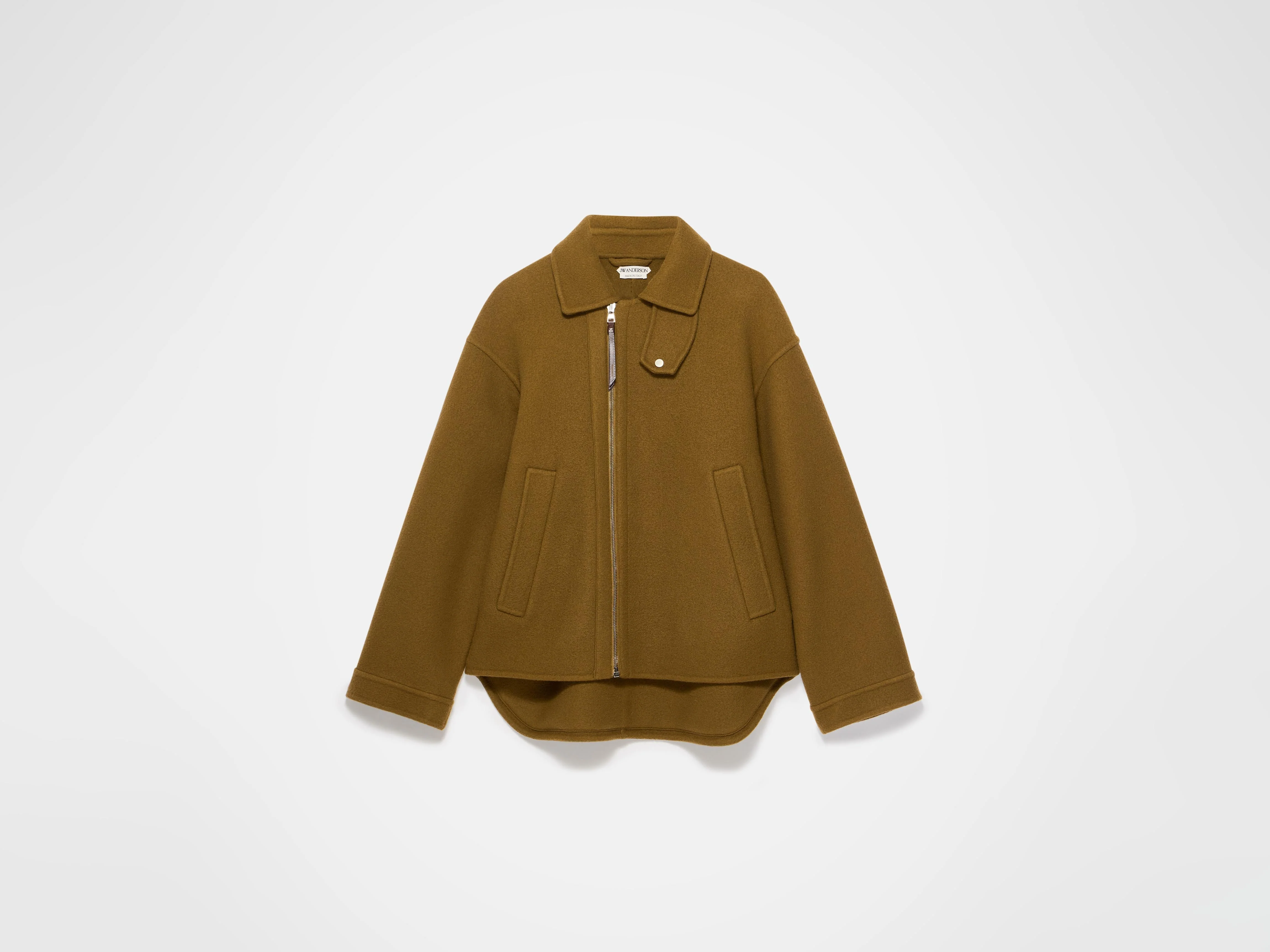 MENS DOUBLE FACED FIREMAN JACKET IN TOBACCO BROWN - Image 6
