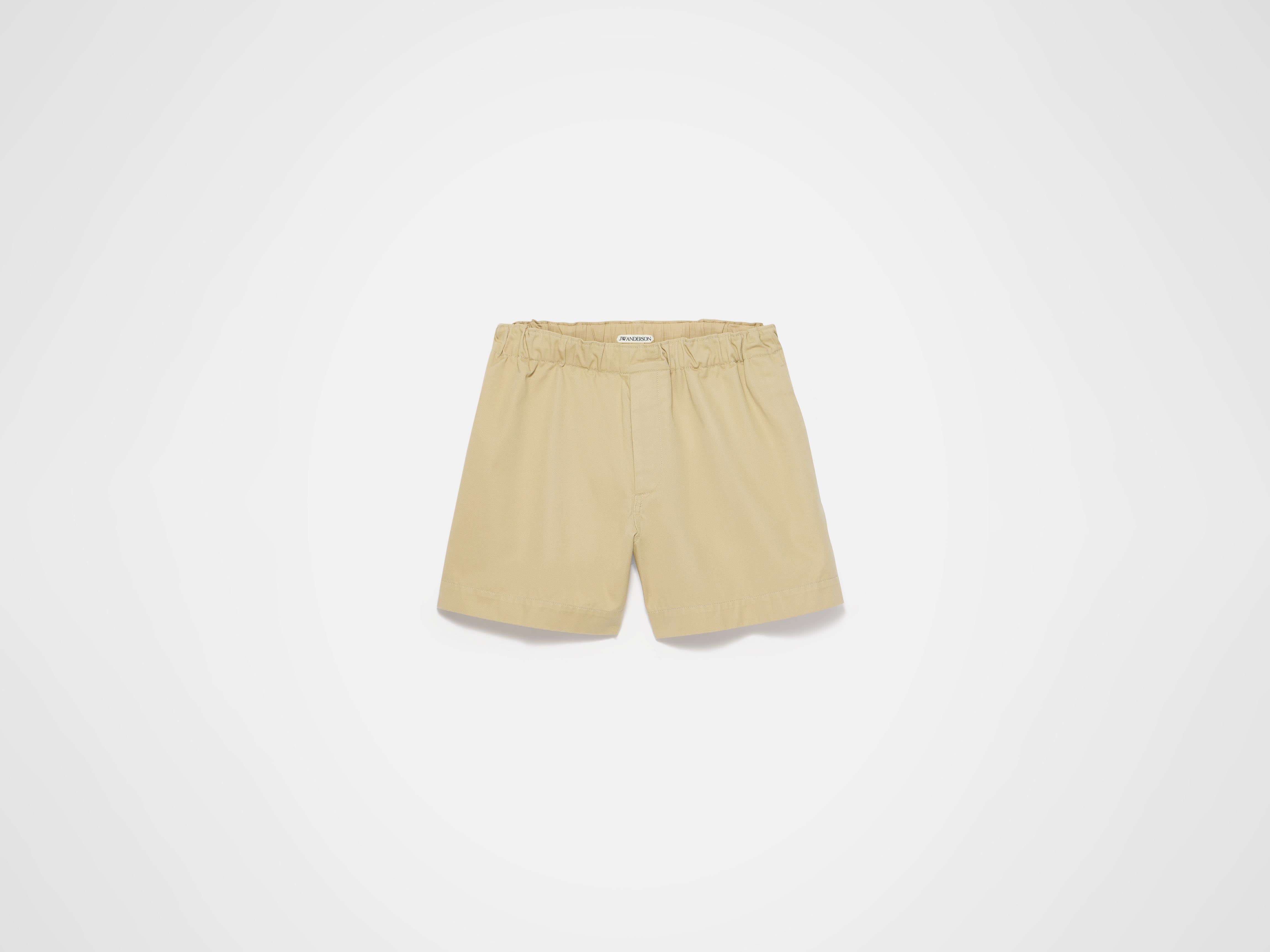 MENS DRAWSTRING SHORTS IN BEIGE - Image 6