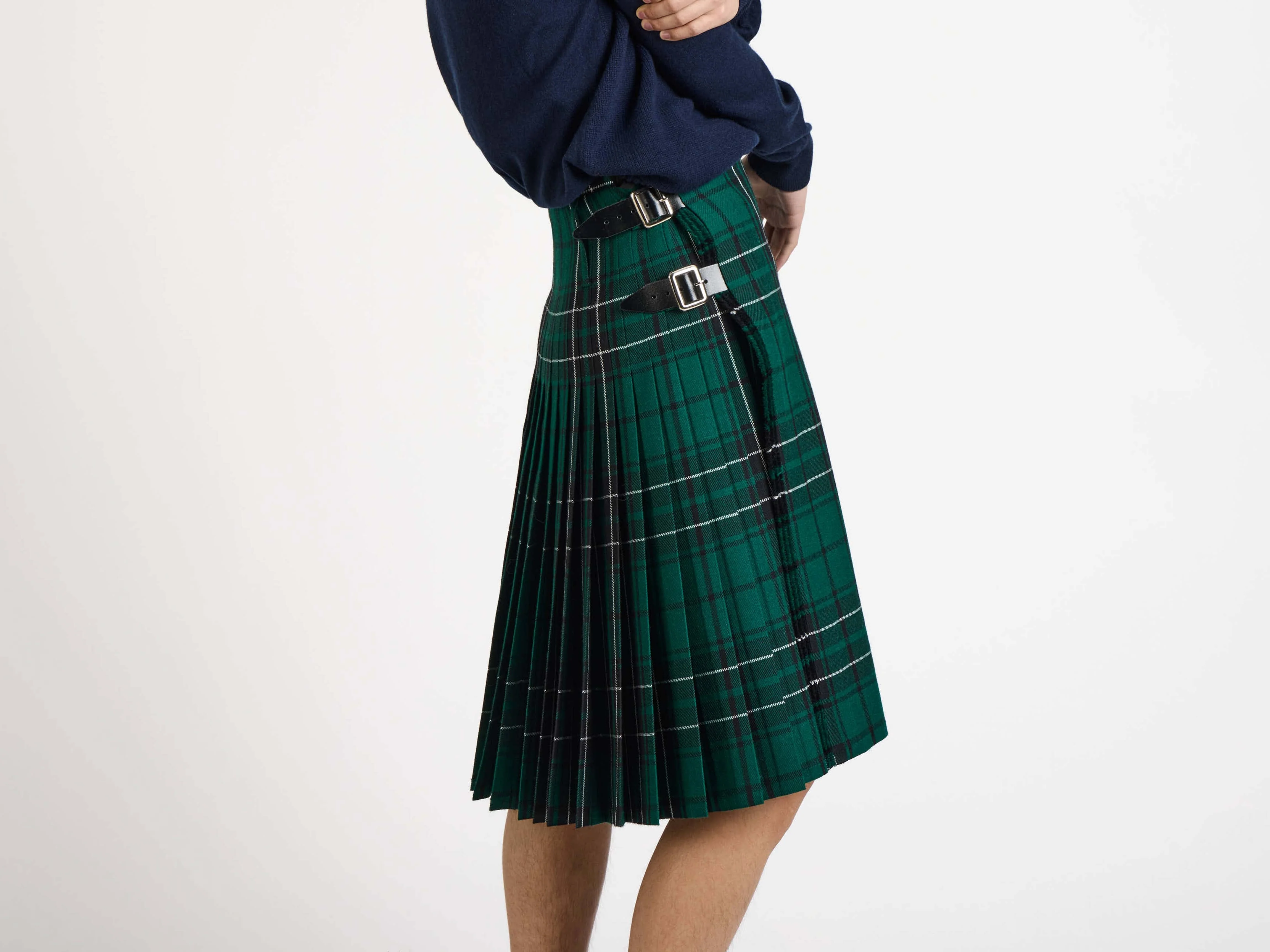 MENS KILT IN FOREST GREEN