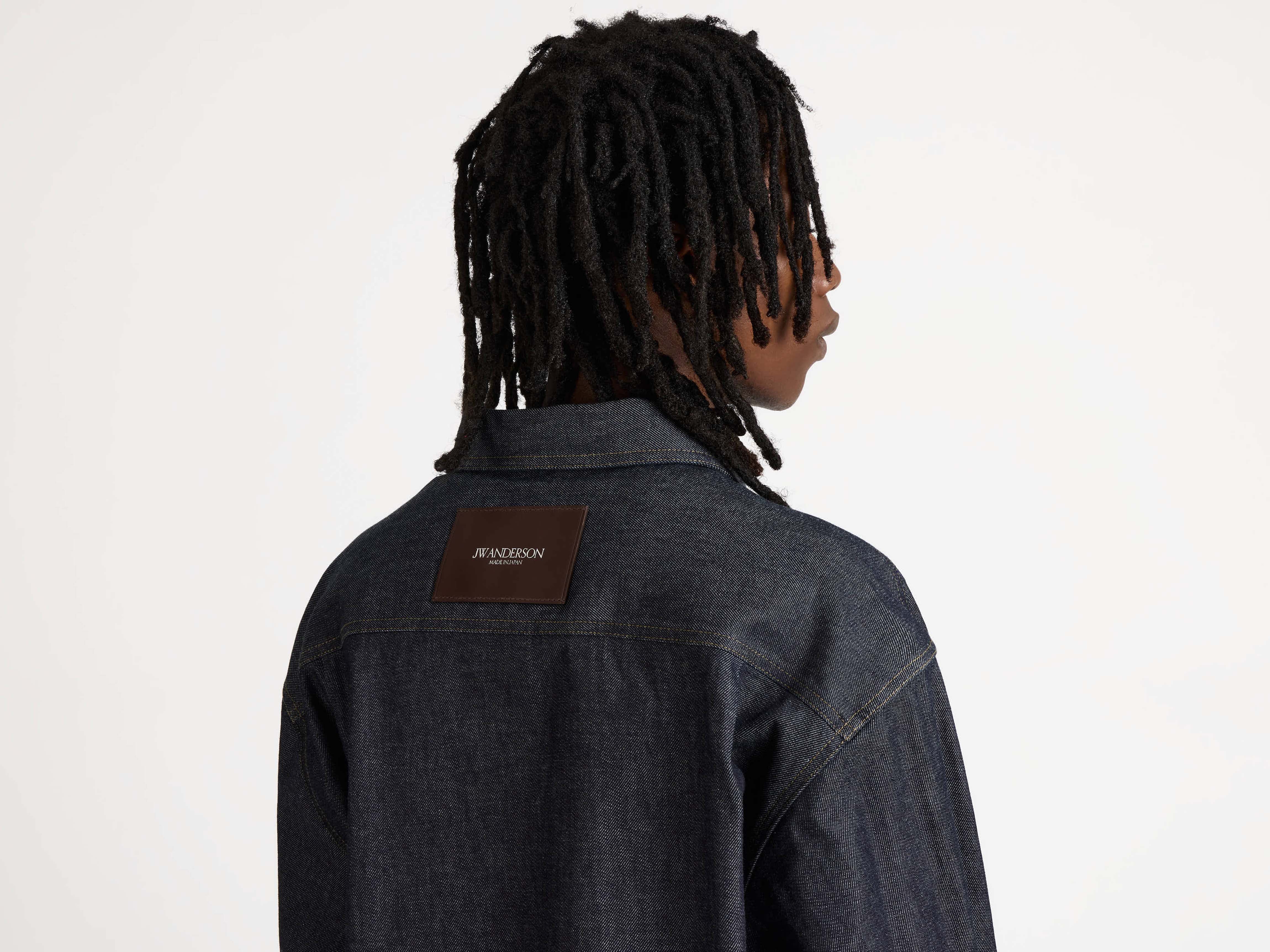 MENS OVERSIZED DENIM SHIRT IN INDIGO - Image 3