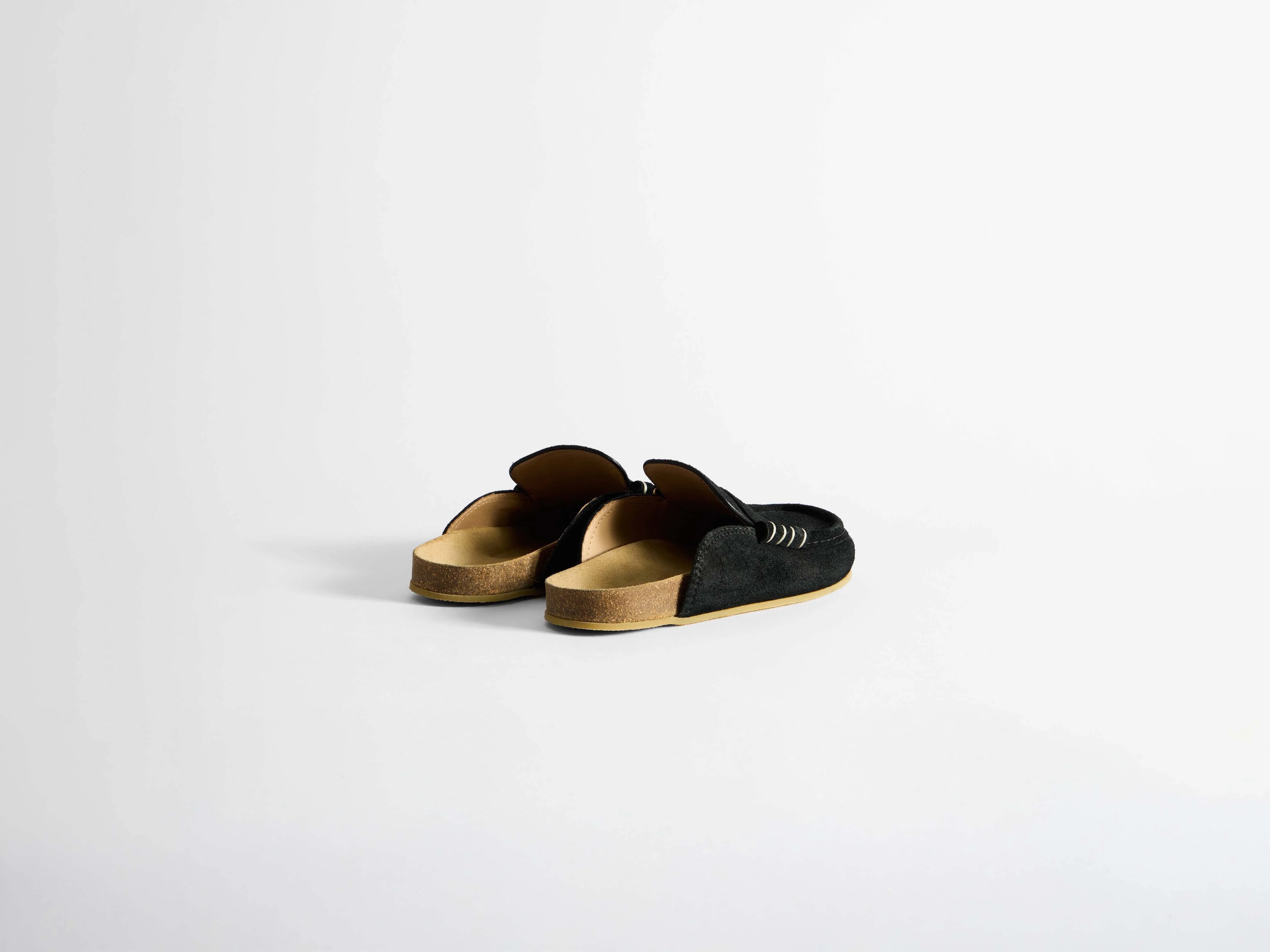 MENS STITCH LOAFER IN BLACK - Image 4