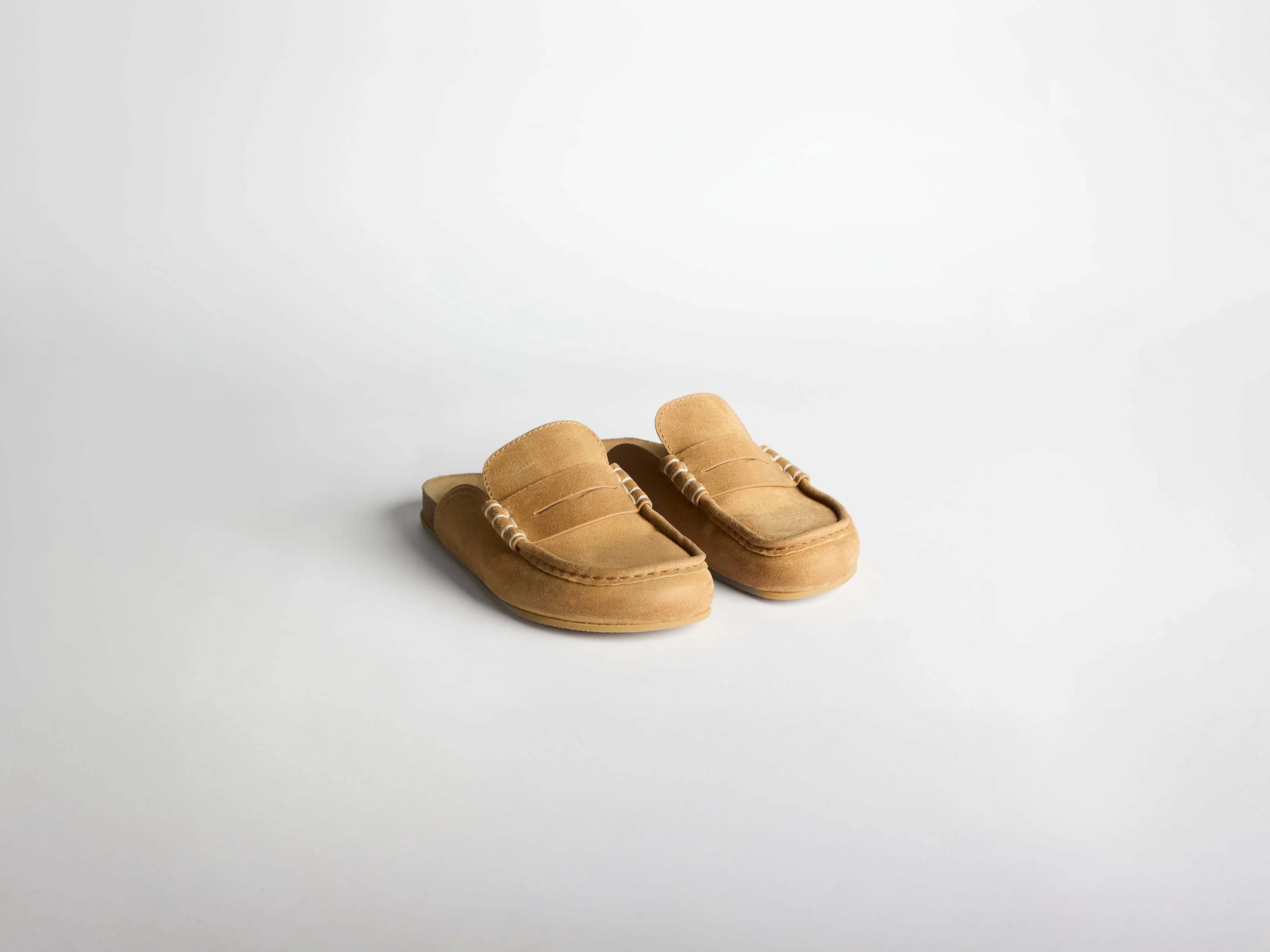MENS STITCH LOAFER IN MUSTARD - Image 3