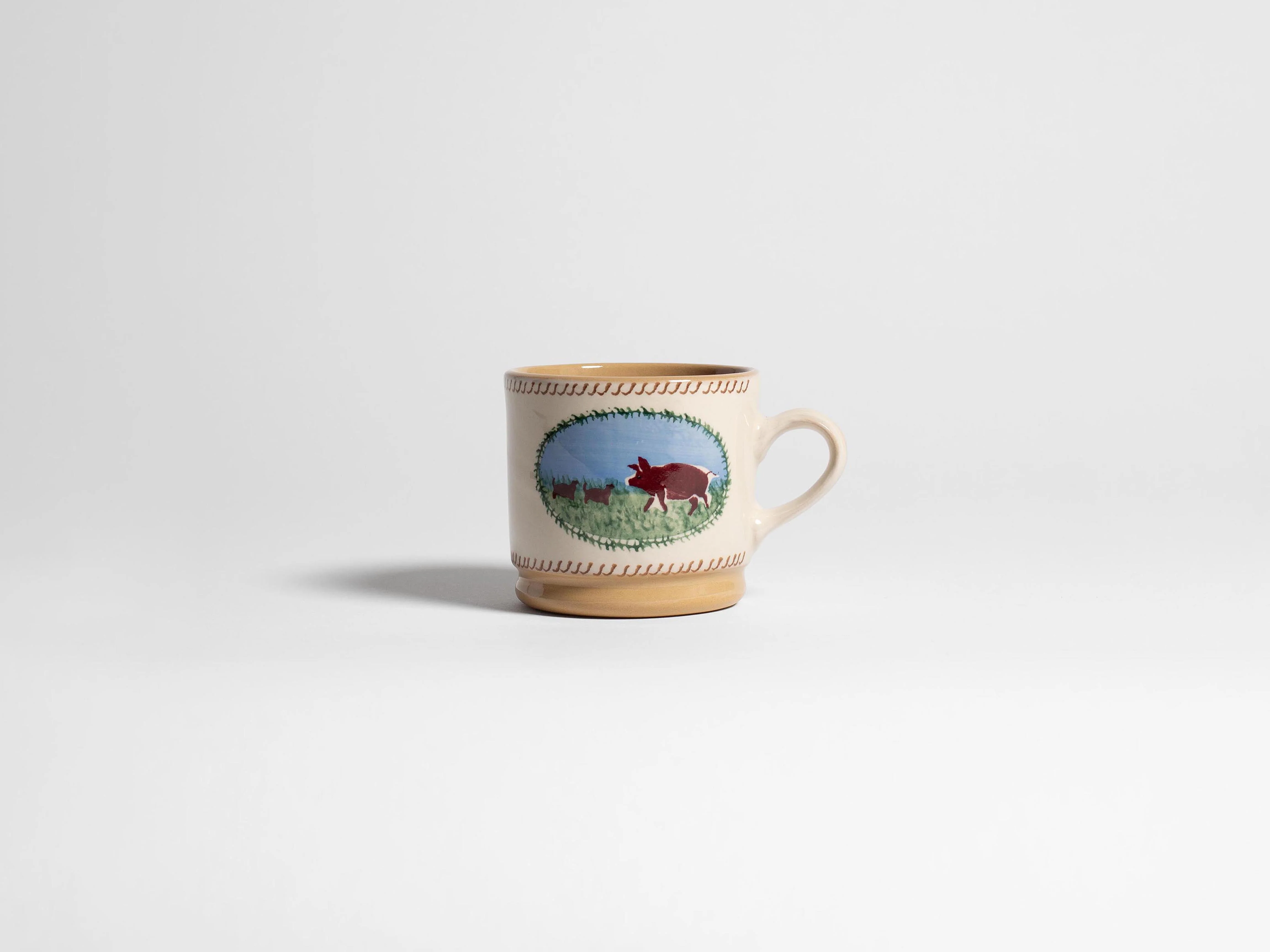 NICHOLAS MOSSE LARGE MUG IN WHITE & MULTI