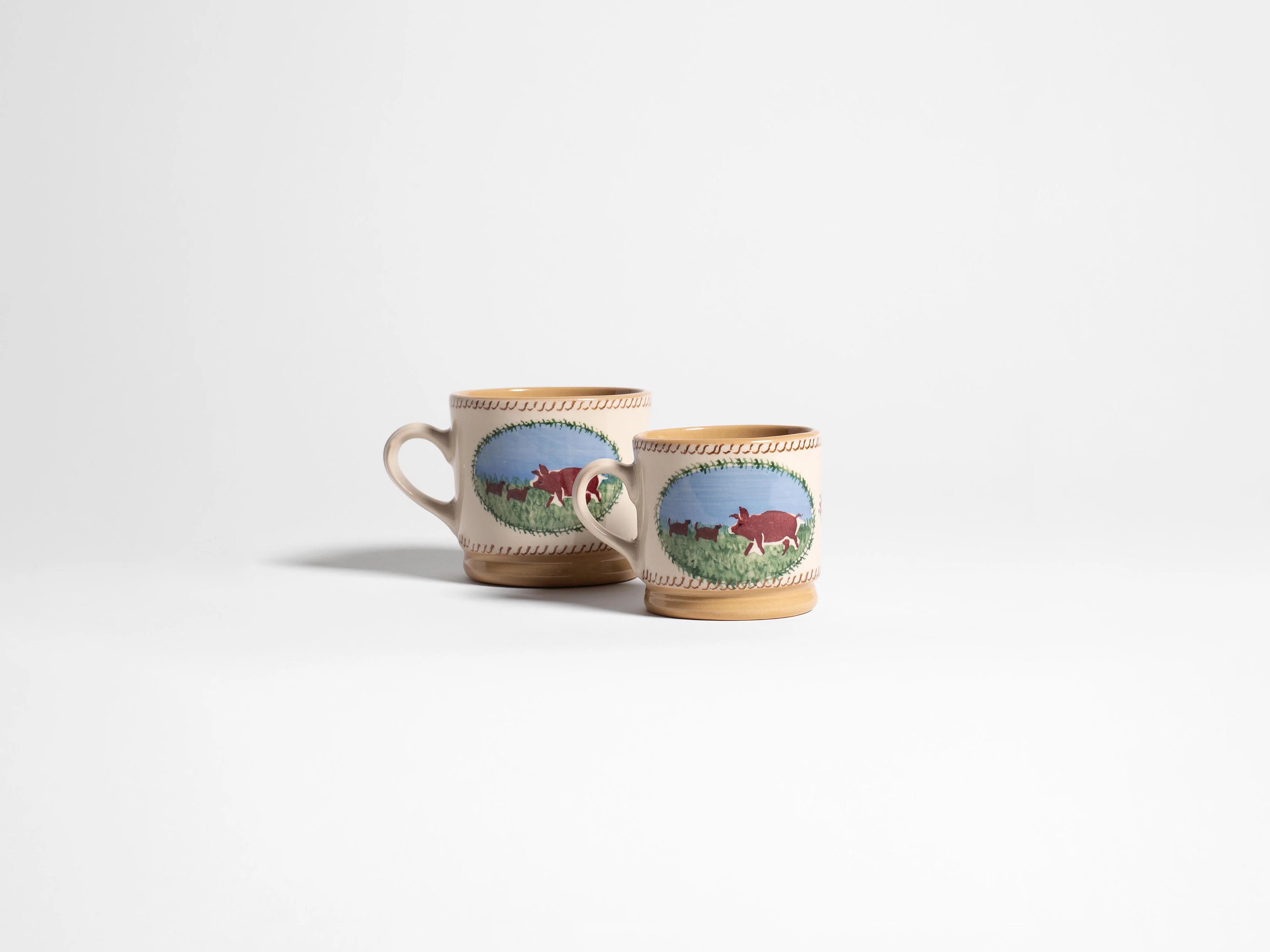 NICHOLAS MOSSE SMALL MUG IN WHITE & MULTI - Image 2