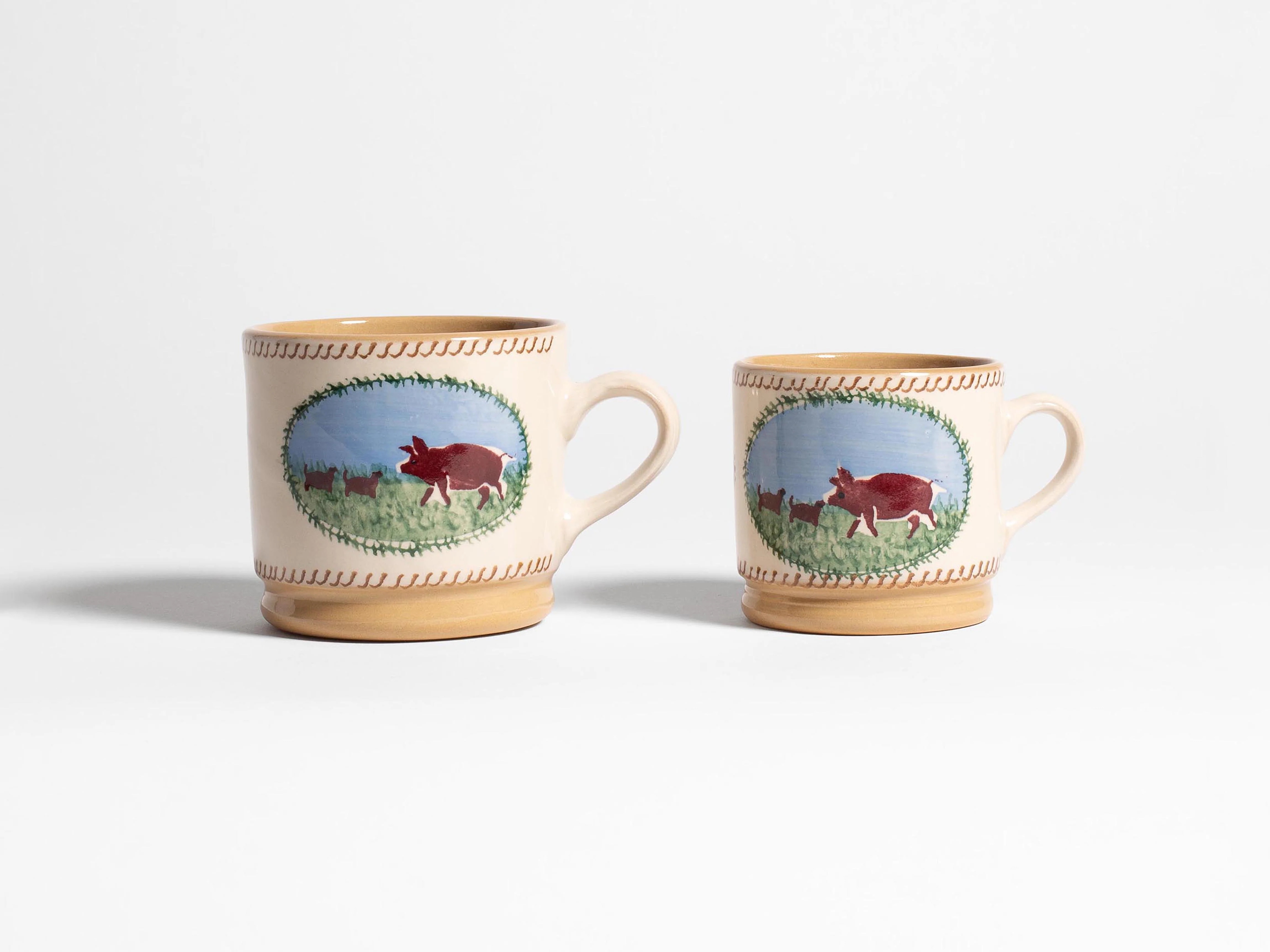 NICHOLAS MOSSE SMALL MUG IN WHITE & MULTI - Image 3