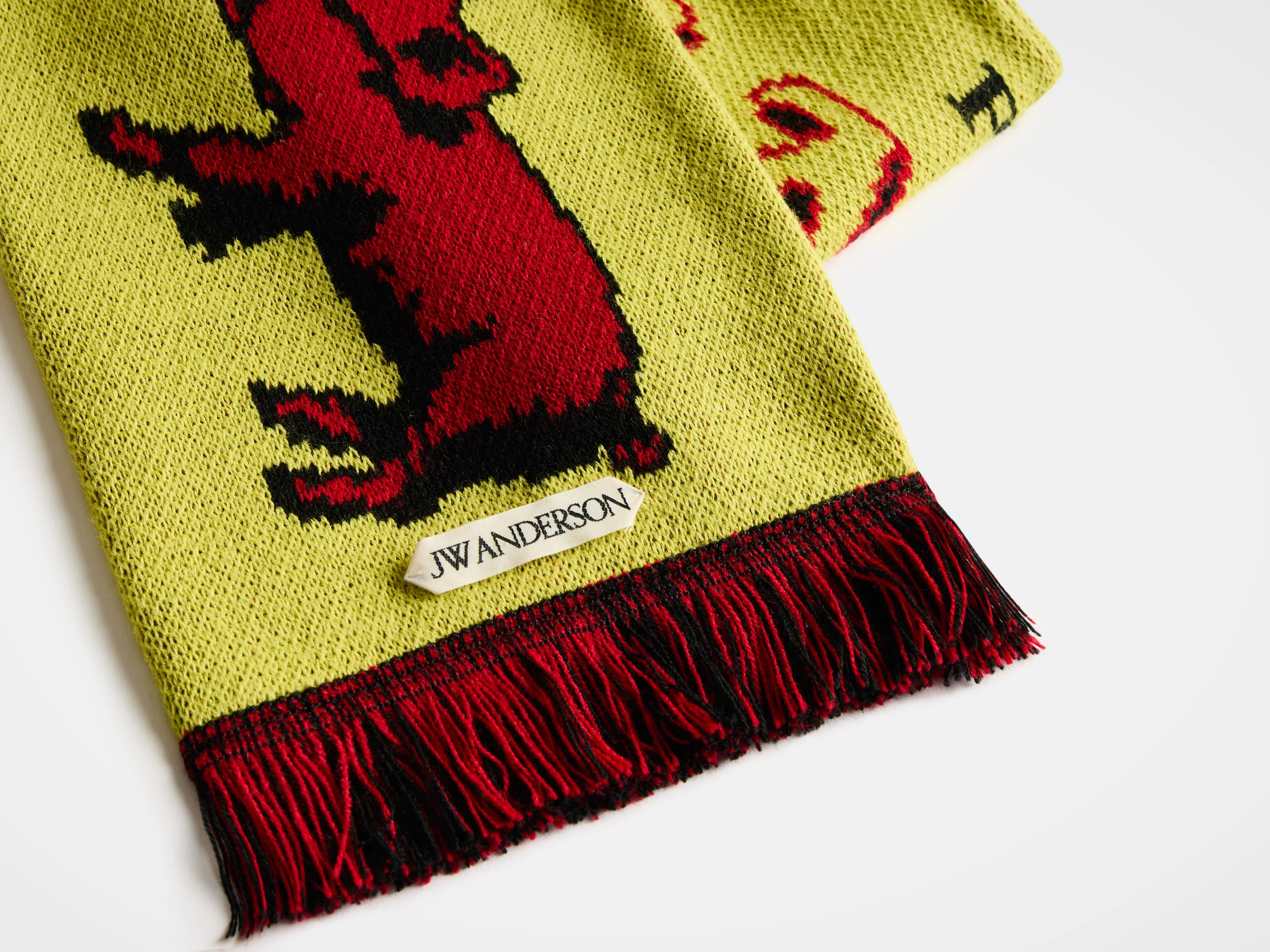 PIGLET FOOTBALL KNITTED SCARF - Image 2