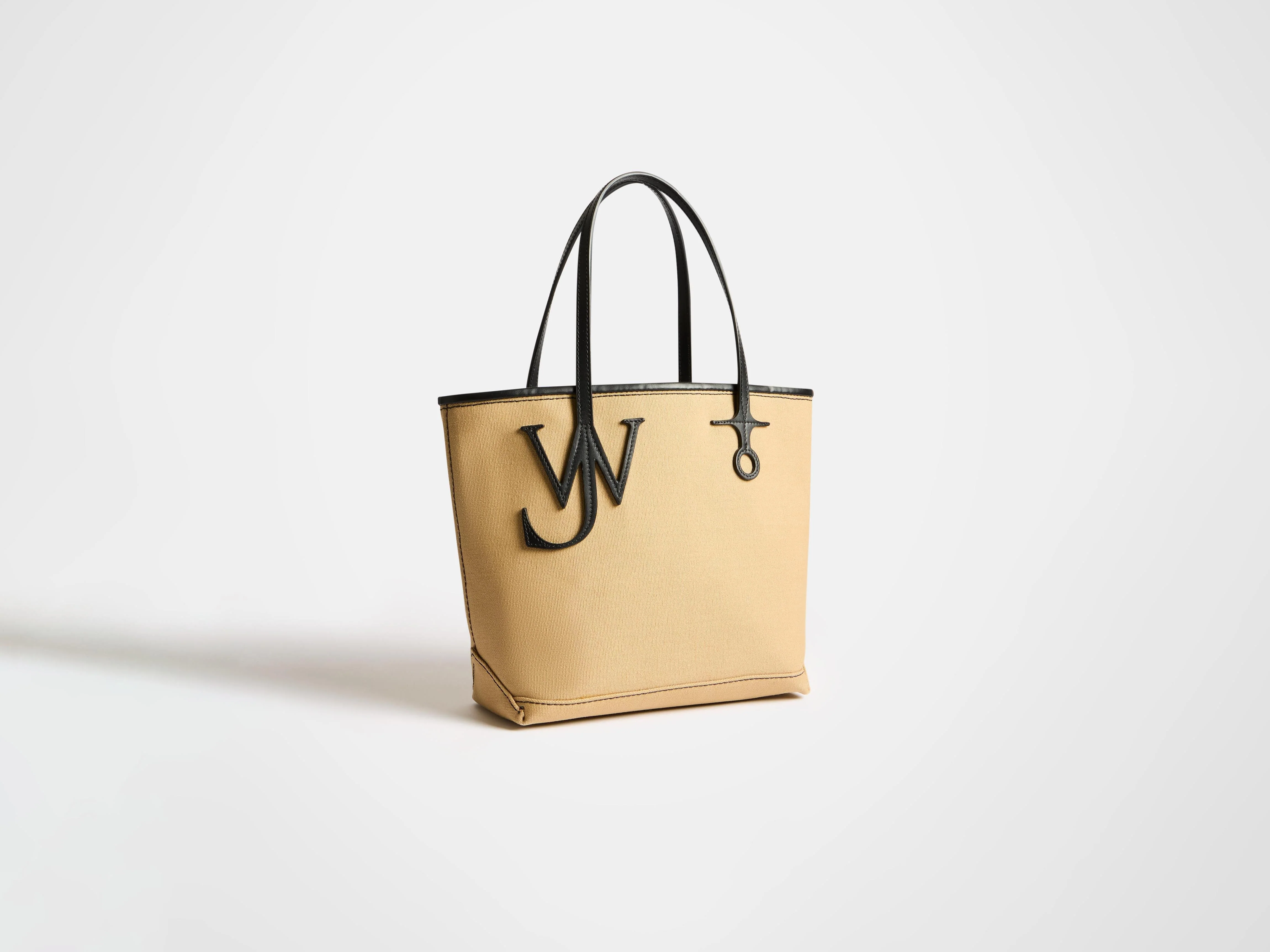 SMALL ANCHOR CANVAS & LEATHER TOTE IN BEIGE - Image 3