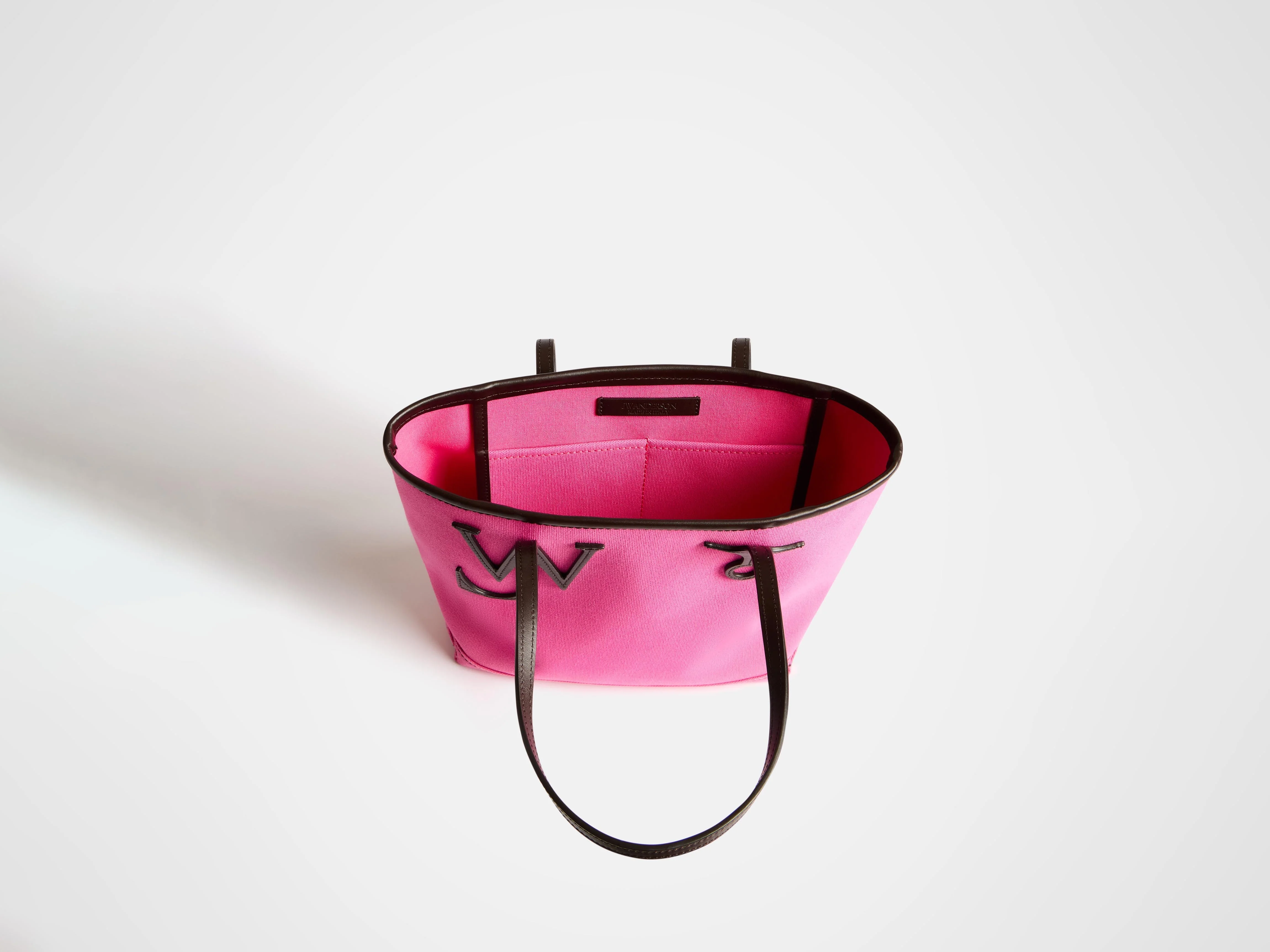 SMALL ANCHOR CANVAS & LEATHER TOTE IN PINK - Image 6