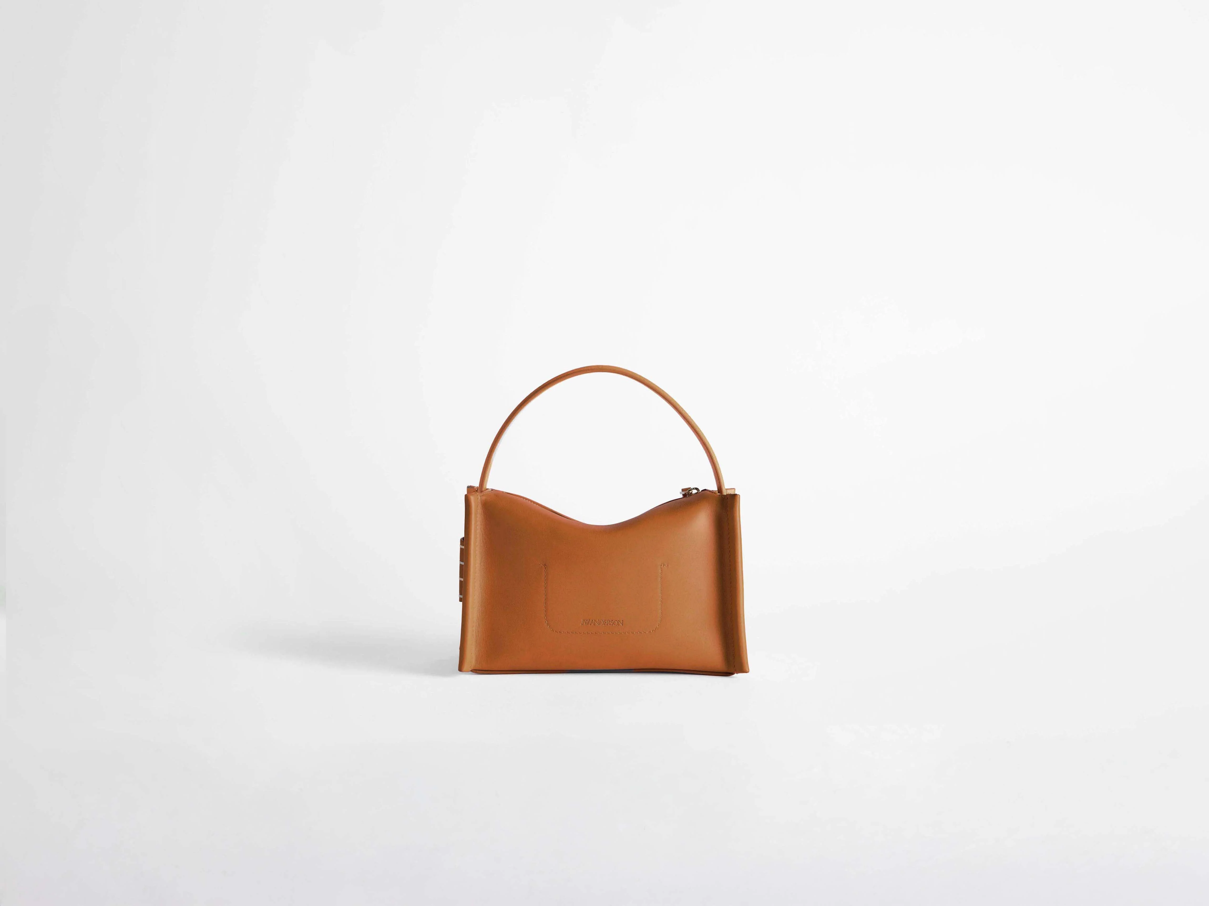 SMALL LOAFER BAG IN TAN LEATHER - Image 4