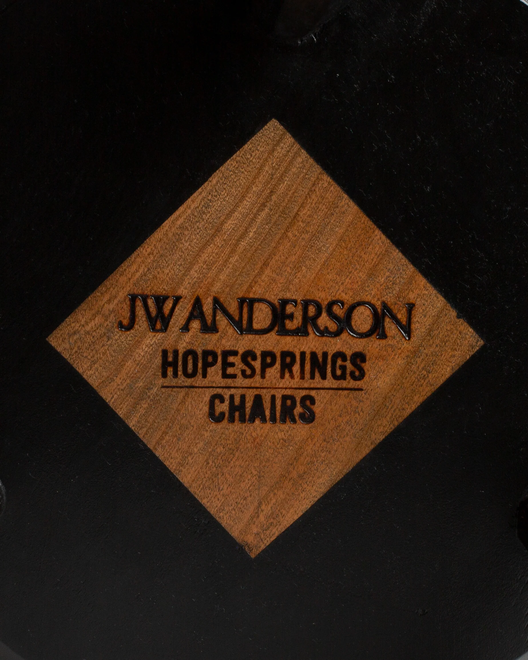 Sussex Elm Hexagon stool in Black - Image 4