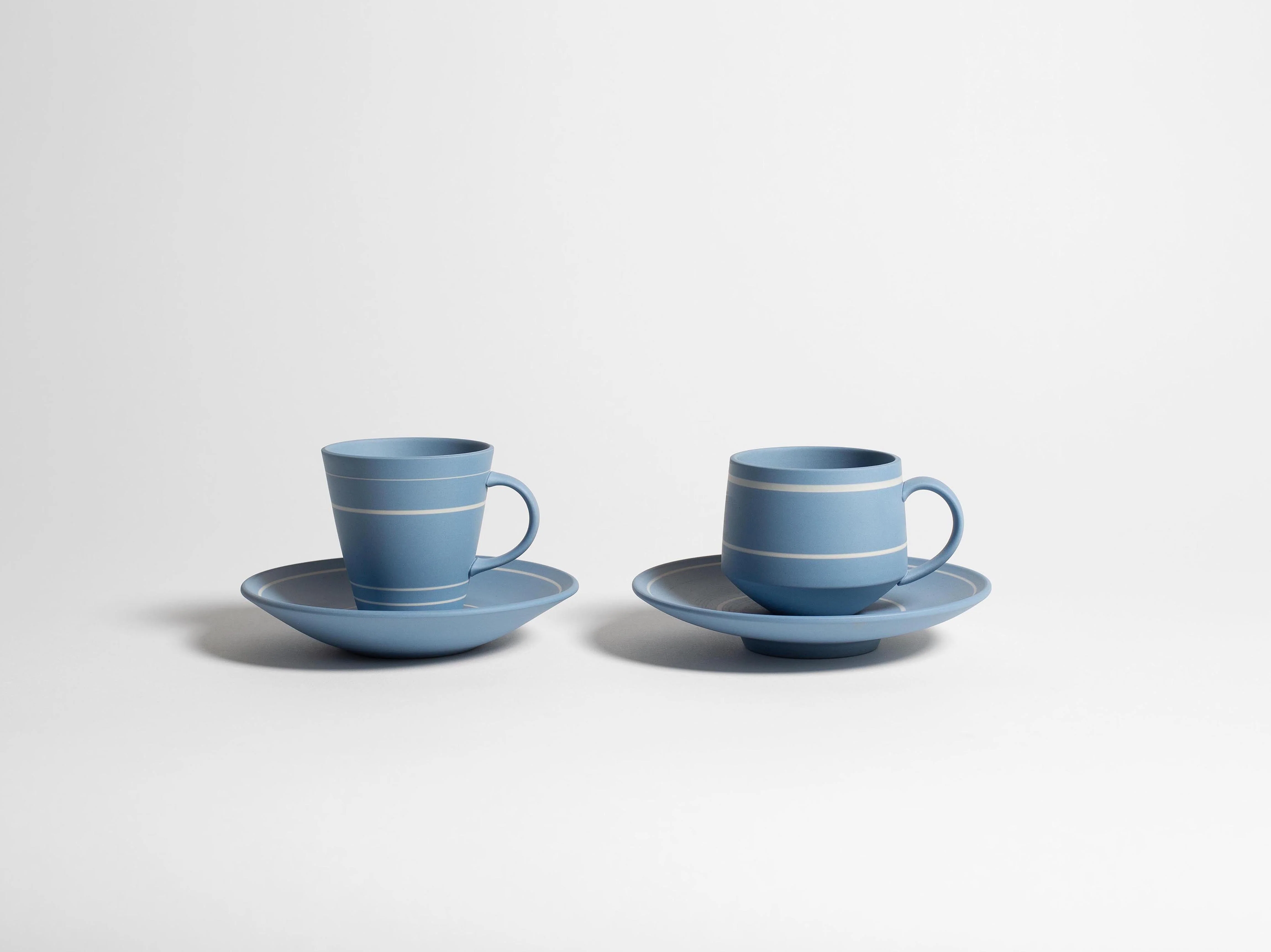 TEA CUP & SAUCER IN LIGHT BLUE - Image 5