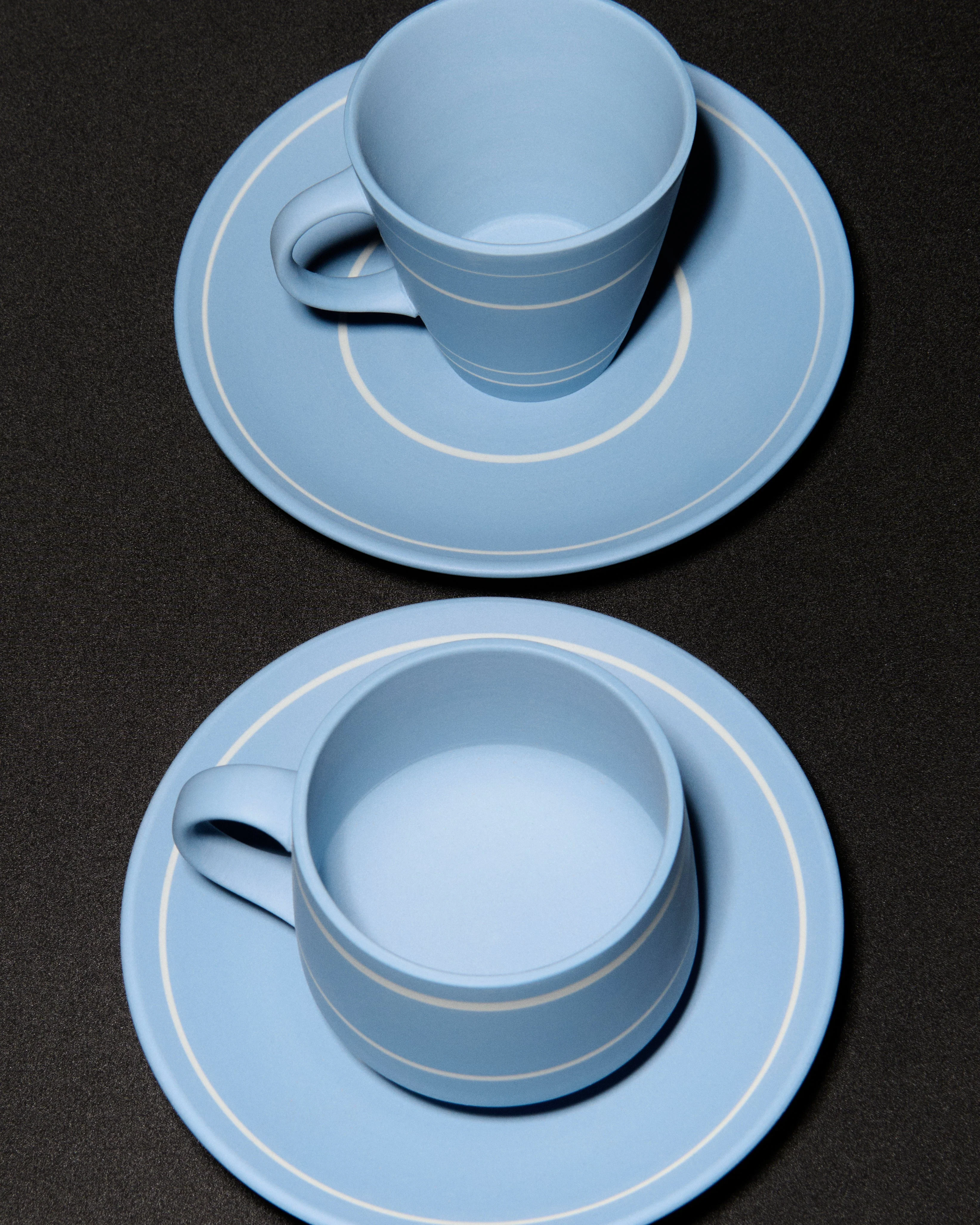 TEA CUP & SAUCER IN LIGHT BLUE - Image 7
