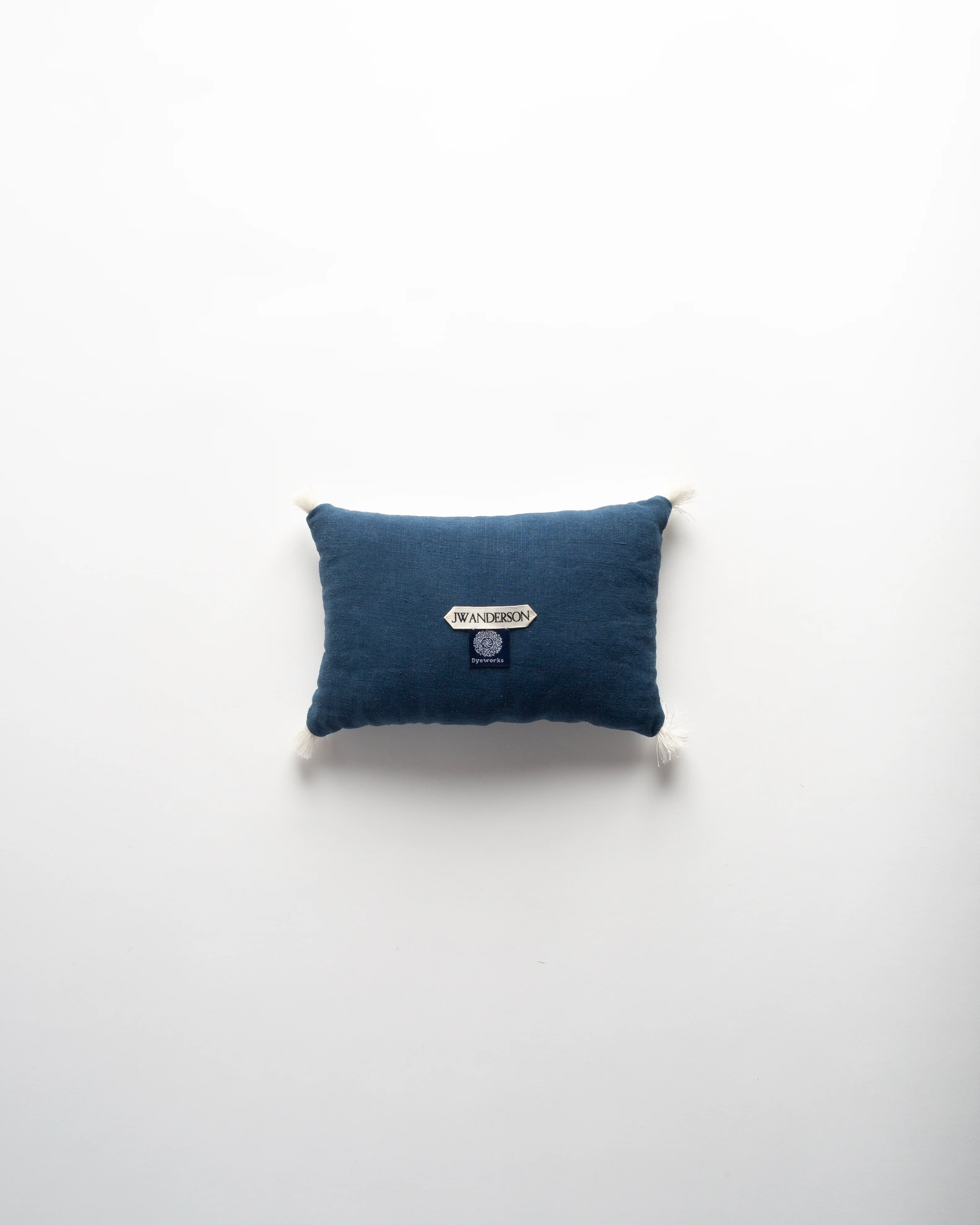 The Dyeworks 20th Century Java Indigo Batik Medium Lavender Pillow - Image 2