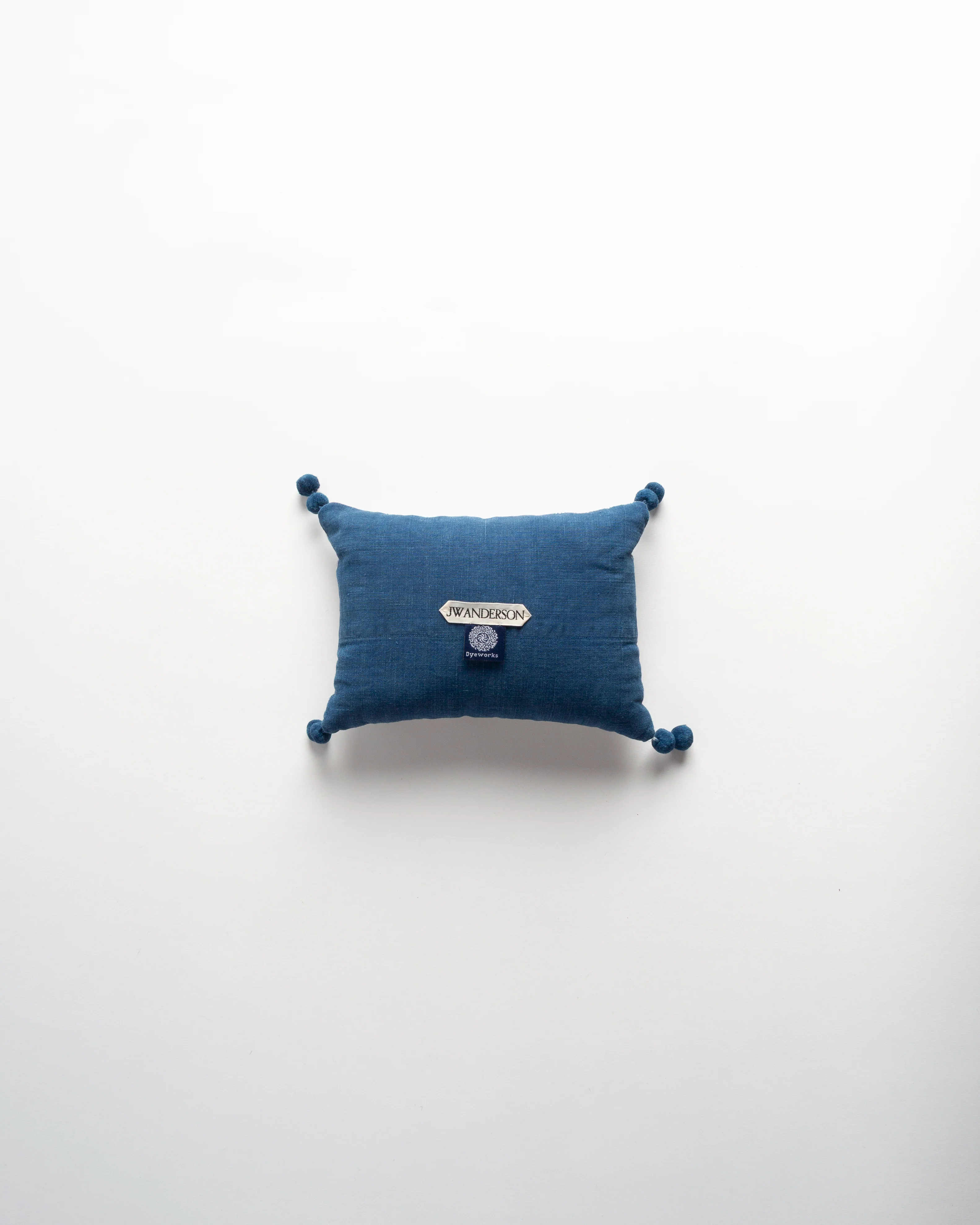 The Dyeworks 20th Century Java Indigo Batik Pillow in Lavender - Image 2