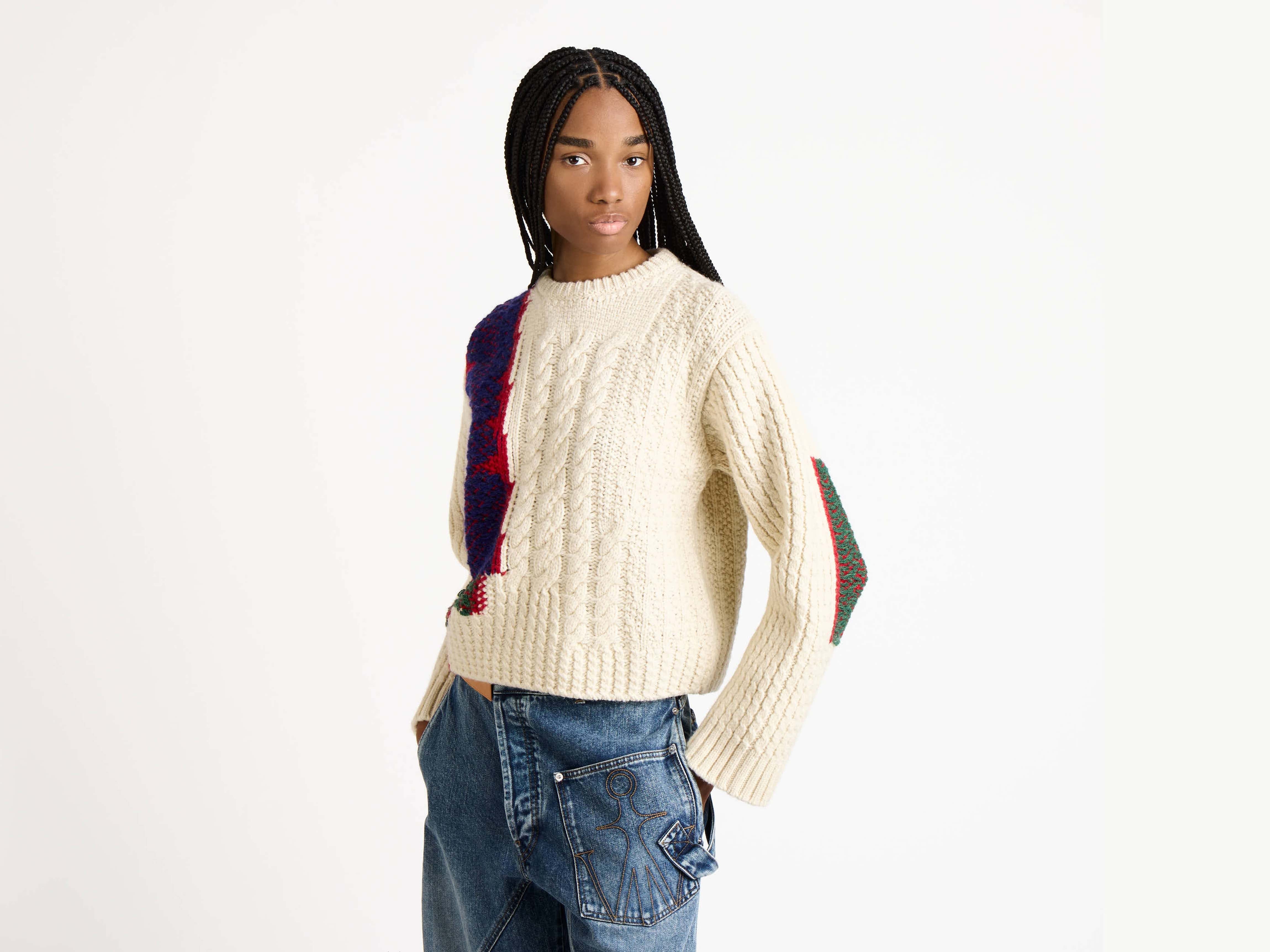 CL_CABLE-KNIT JUMPER - IVORY_KW1482YN0461