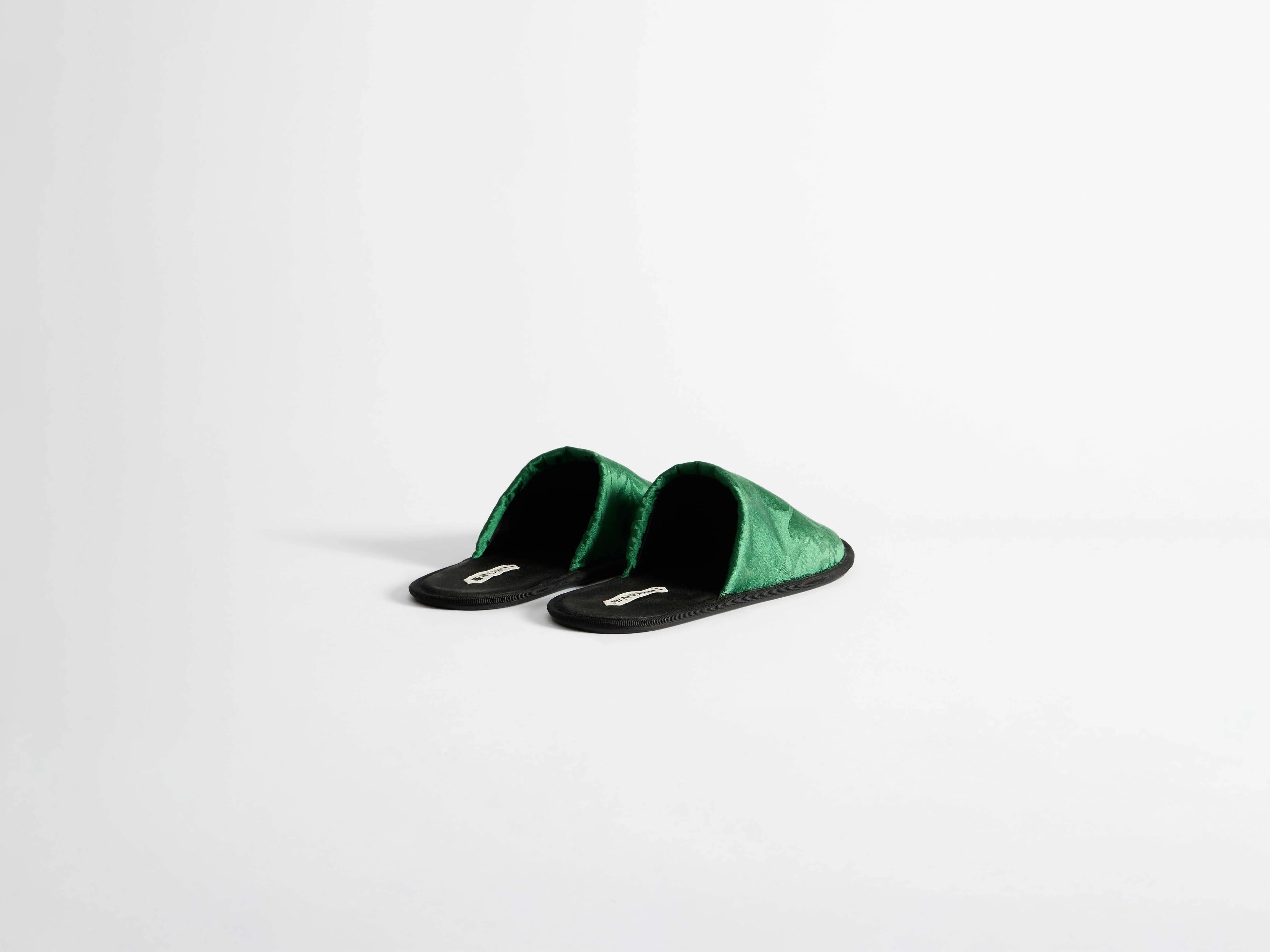 WOMENS CLOSE TOE SLIDES IN EMERALD - Image 2