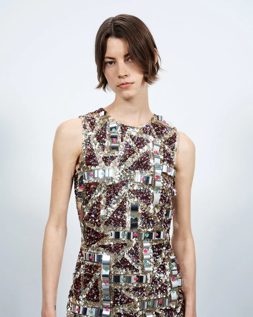 CL_EMBELLISHED MINI DRESS - PINK/MULTI_DR0523PG1919