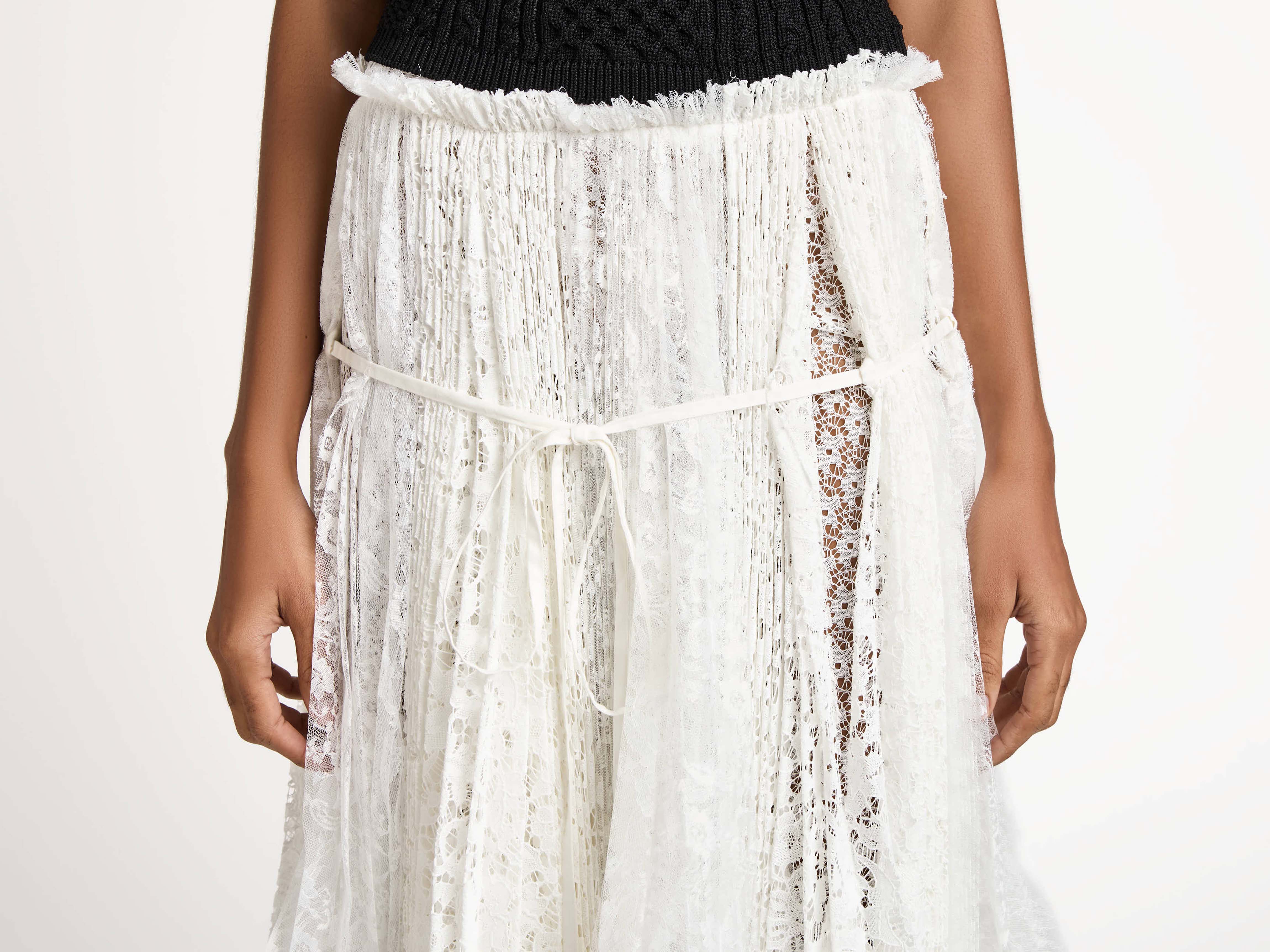 CL_MIXED LACE SKIRT - WHITE_SK0200PG1912
