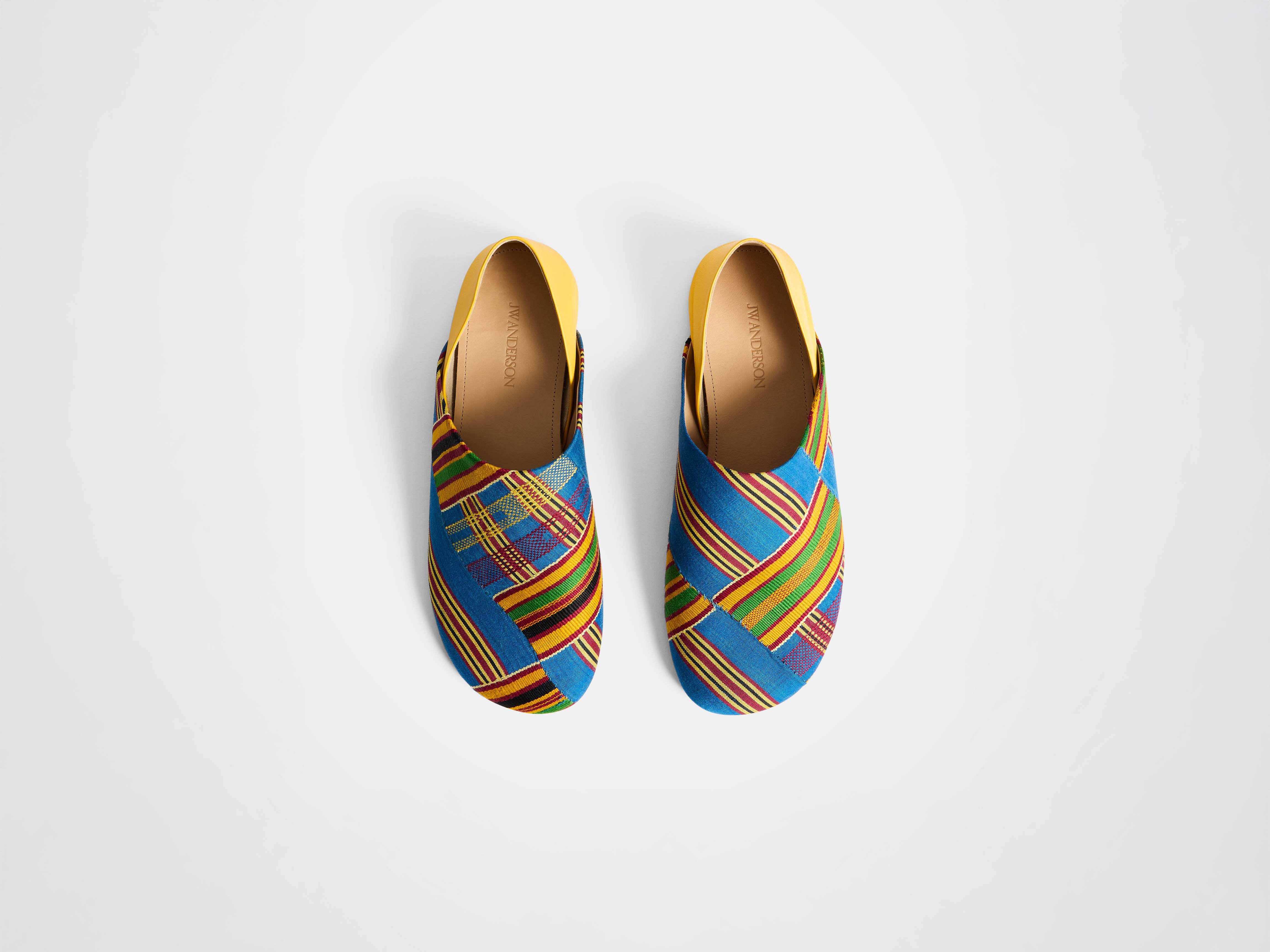 WOMENS SLIPPER MULES IN YELLOW MULTI - Image 5
